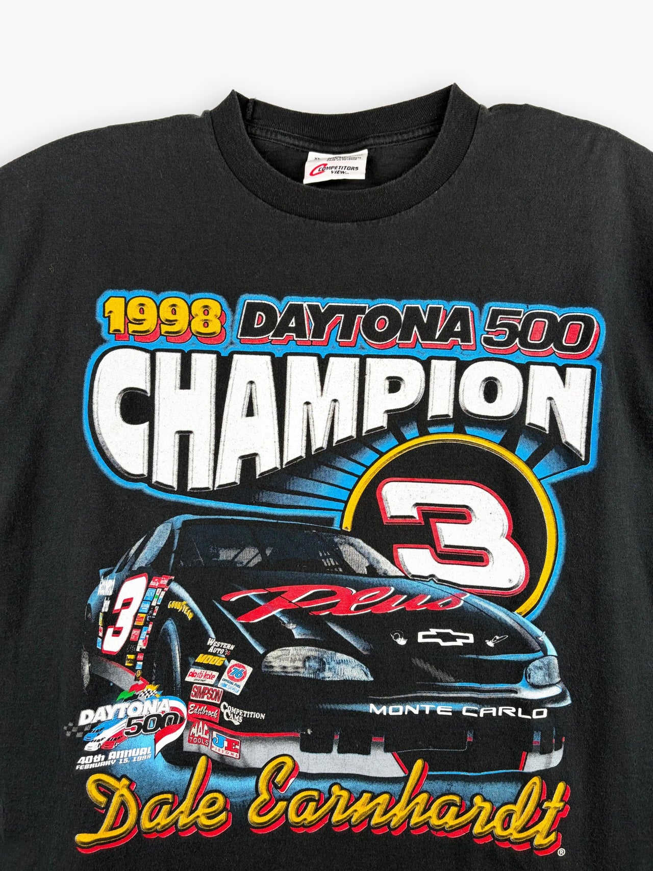 1998 Daytona 500 Dale Earnhardt Champion Nascar T-Shirt