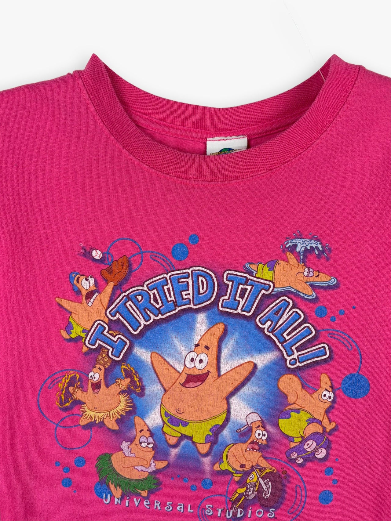 2000s Universal Studios Patrick Star ”I Tried It All!” T-Shirt