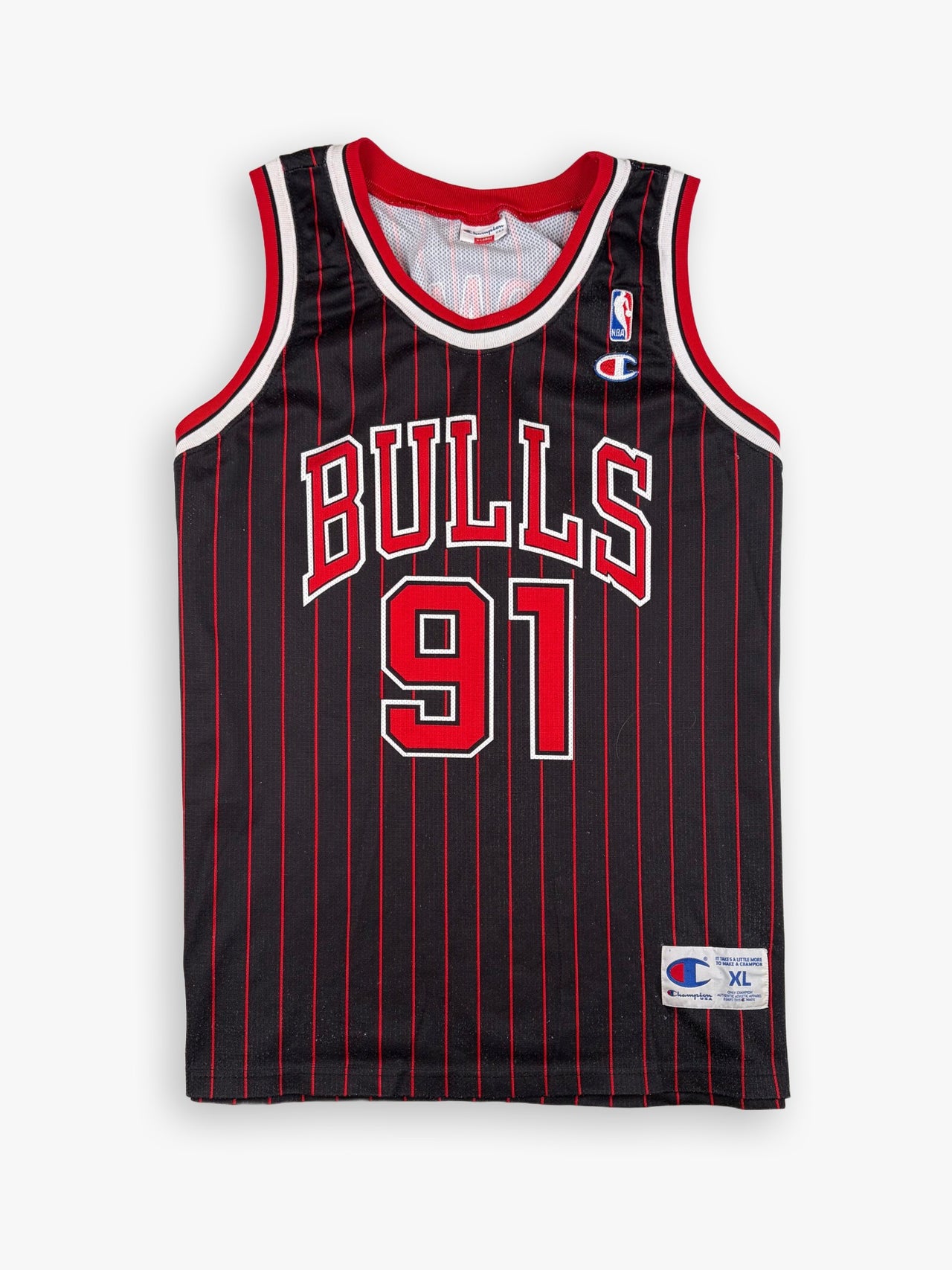 1990s Champion  Bulls Dennis Rodman NBA Jersey