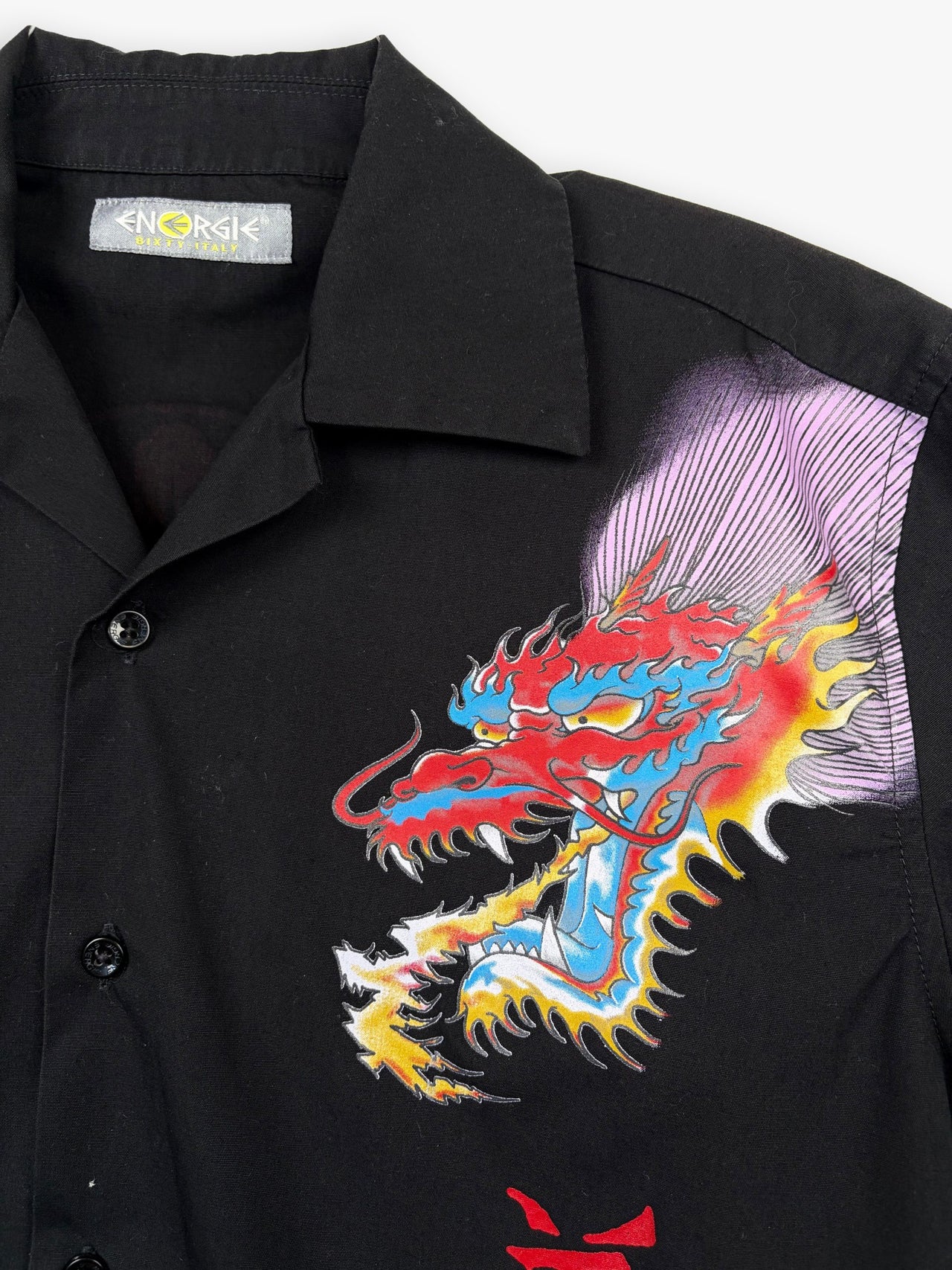 2000s Energie Short-sleeve Button Shirt