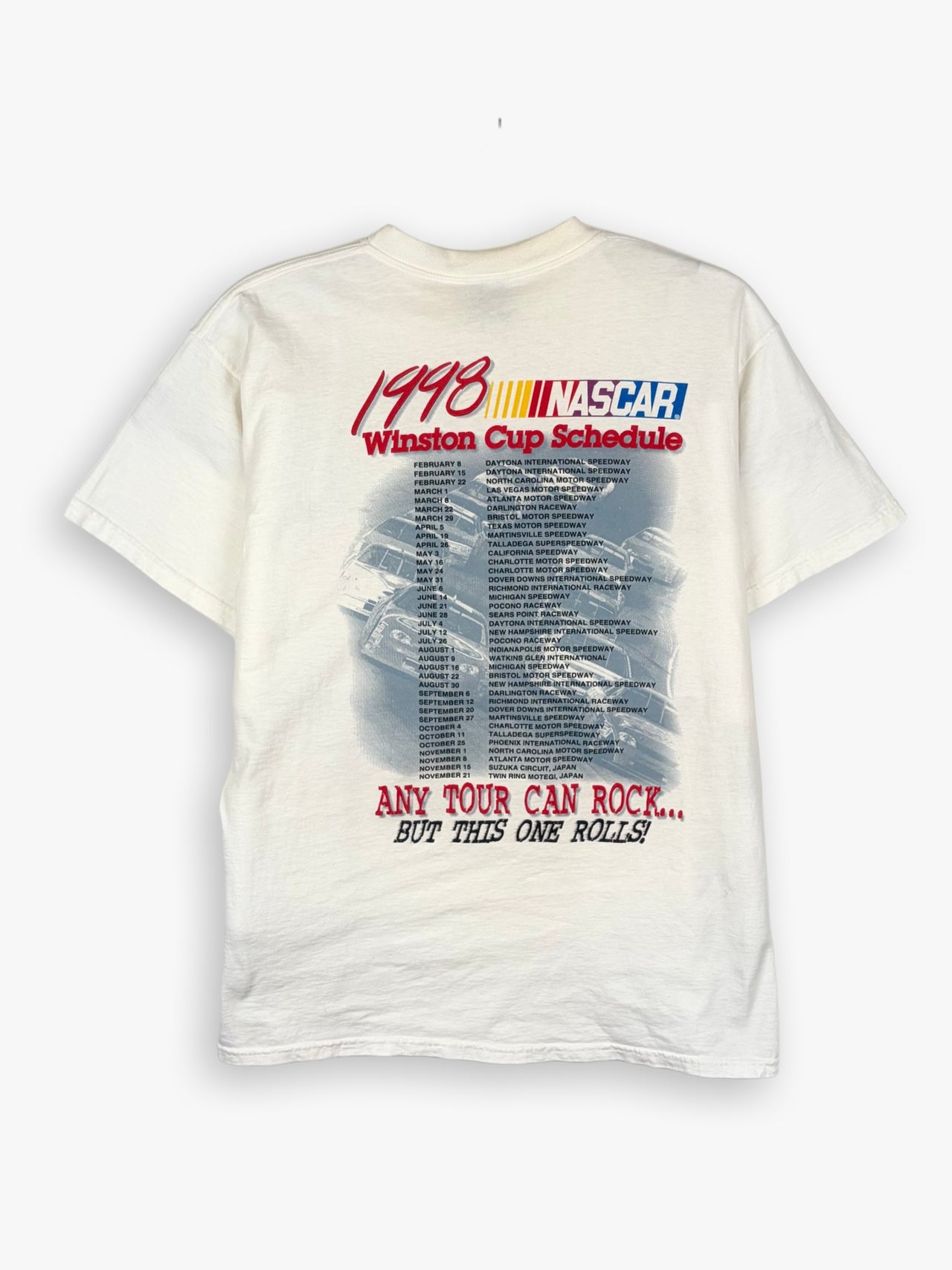 1998 Nascar Rolling On Tour T-Shirt