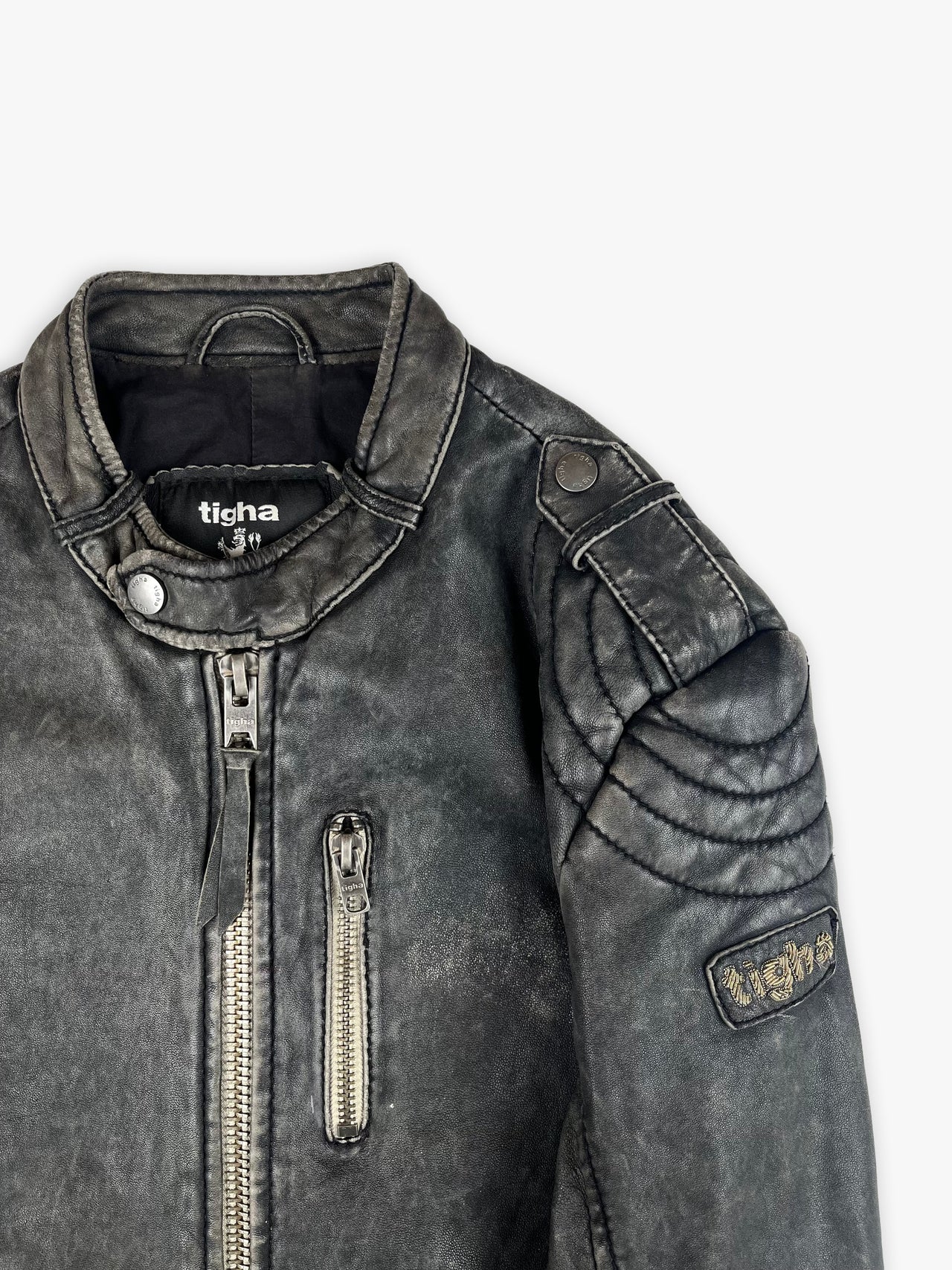 Tigha Moto Leather Jacket
