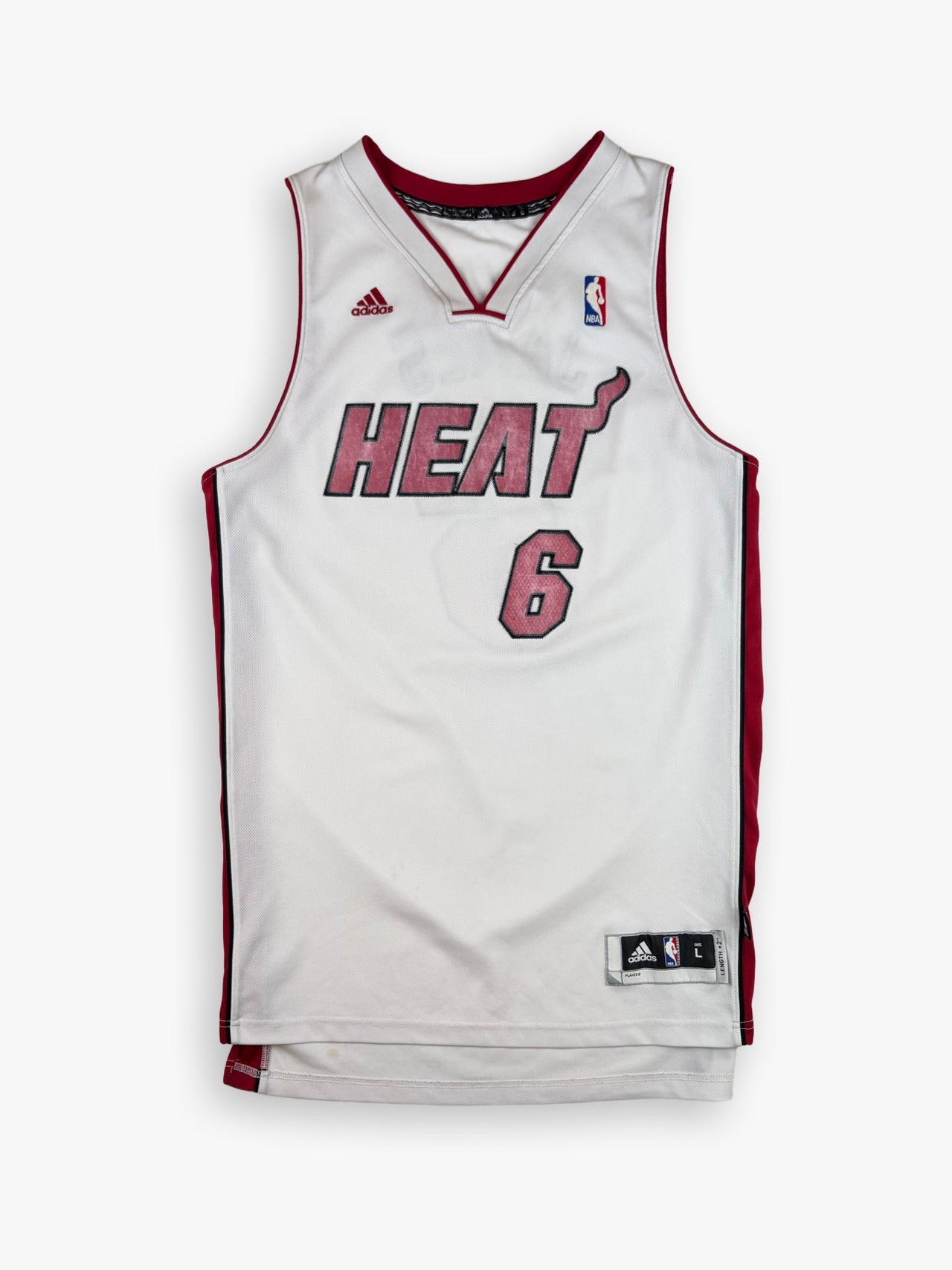 2010-2011 Adidas Miami Heat Lebron James NBA Jersey
