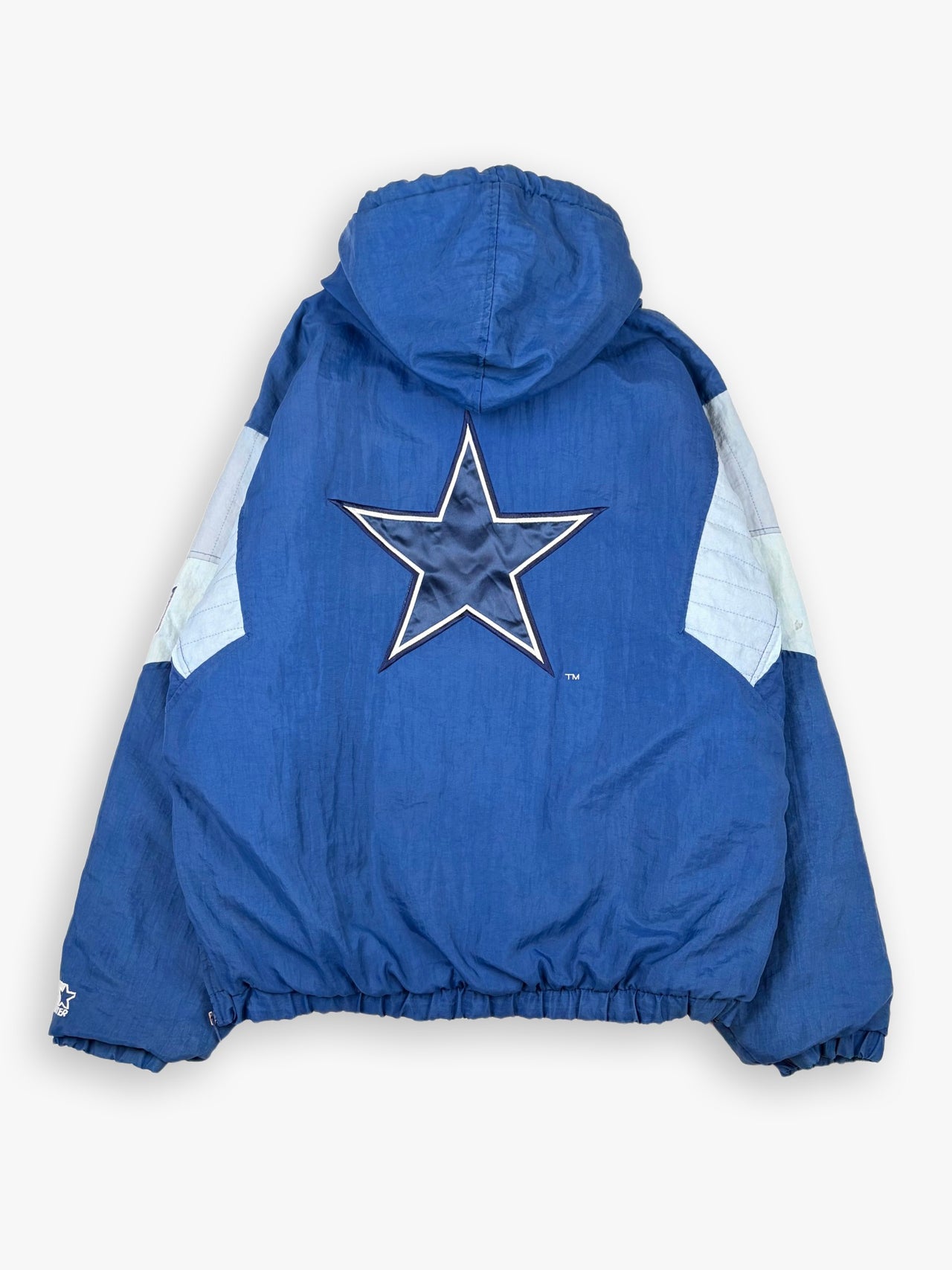 1990s Starter Dallas Cowboys NFL Pullover Quarter Zip Jacket