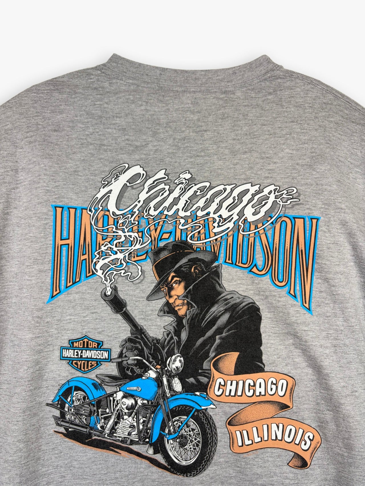1990s Harley Davidson Chicago Illinois Long-sleeve Shirt