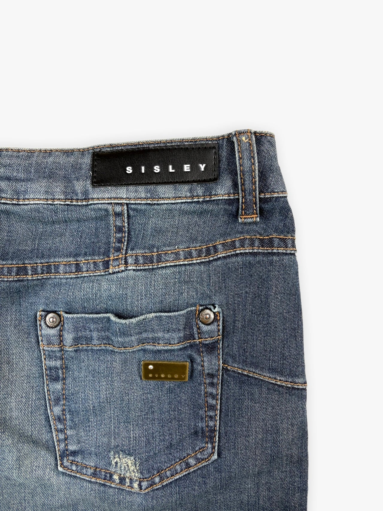 2000s Women’s Sisley Denim Skirt