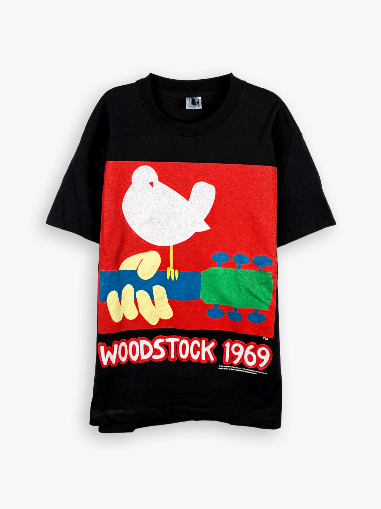 1990s Woodstock 1969 Print T-Shirt