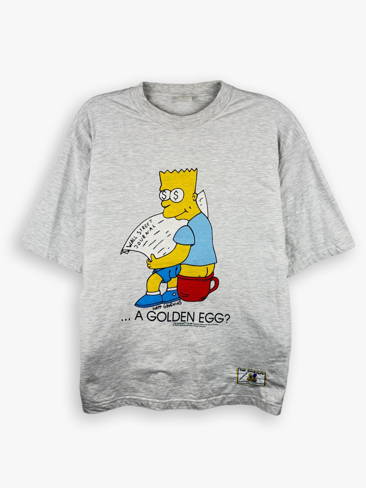 1998 Bart Simpson Golden Egg T-Shirt