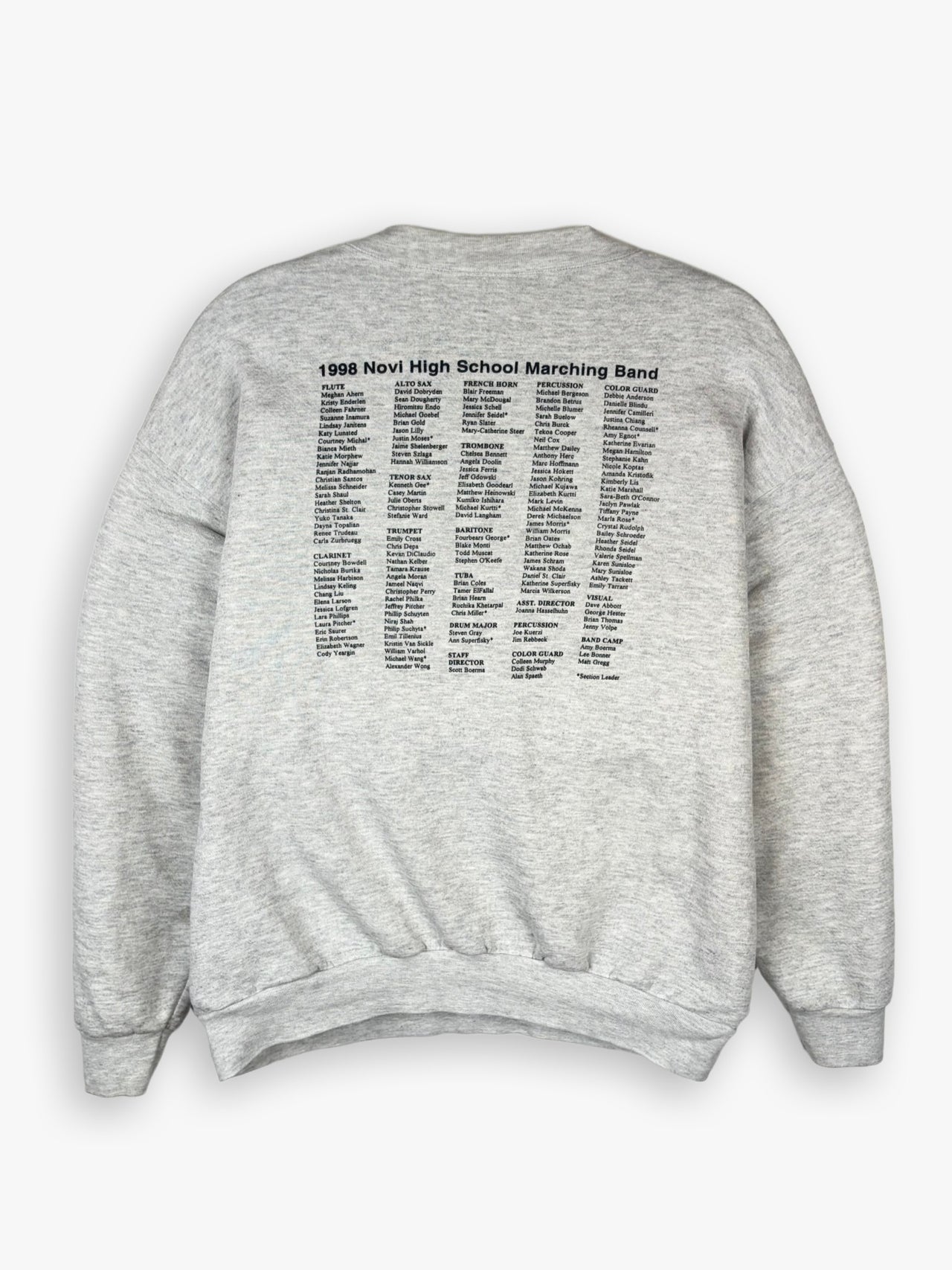1998 Lee Novi High School Marching Band Sweatshirt