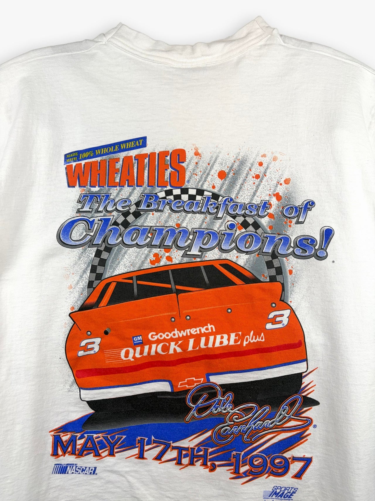 1997 Dale Earnhardt Wheaties Nascar T-Shirt