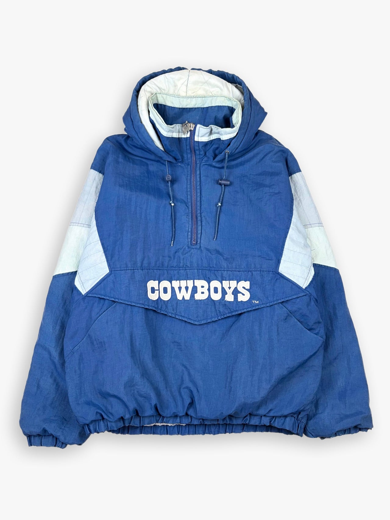1990s Starter Dallas Cowboys NFL Pullover Quarter Zip Jacket