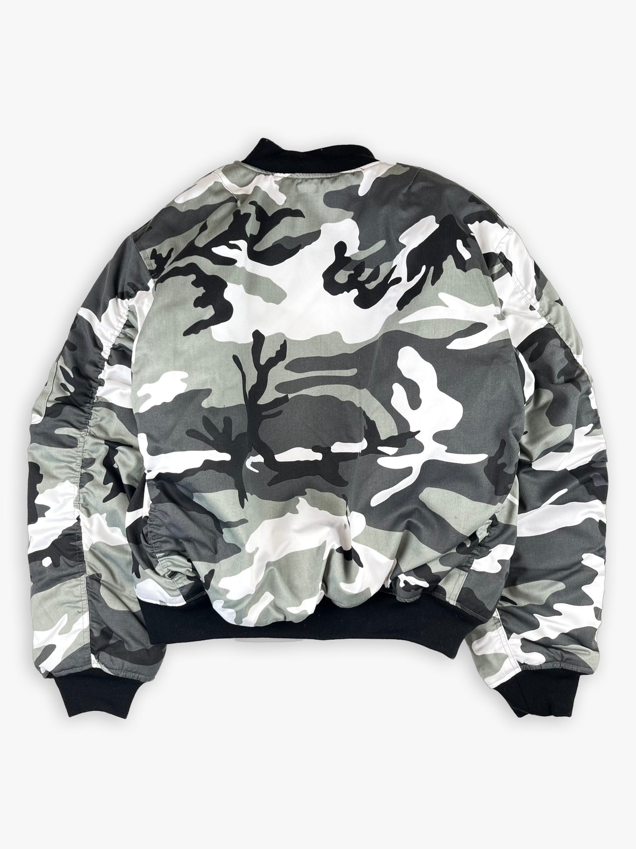 Winter Camo MA-1 Bomber Jacket