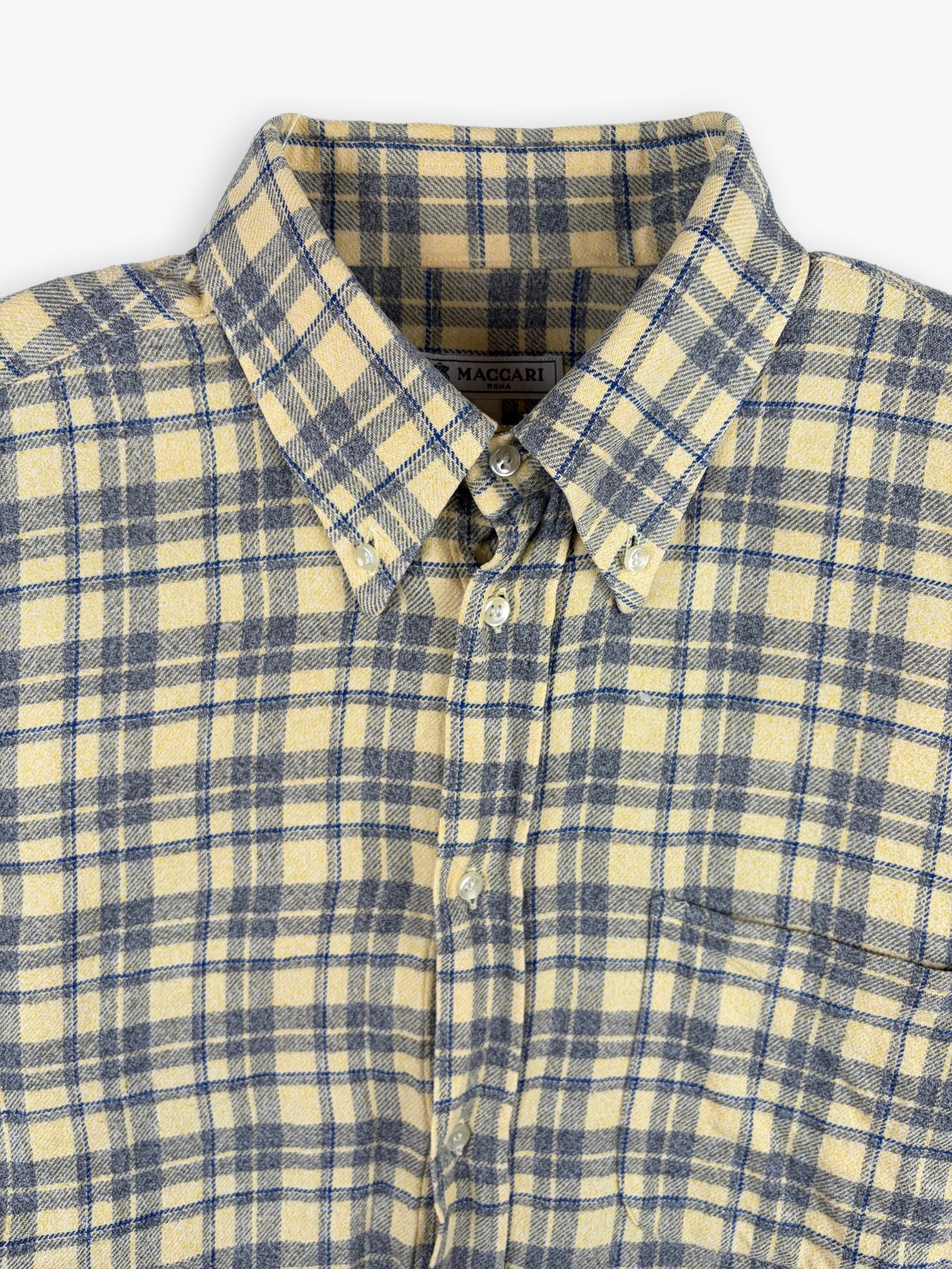 1980s Button Down Flannel Shirt