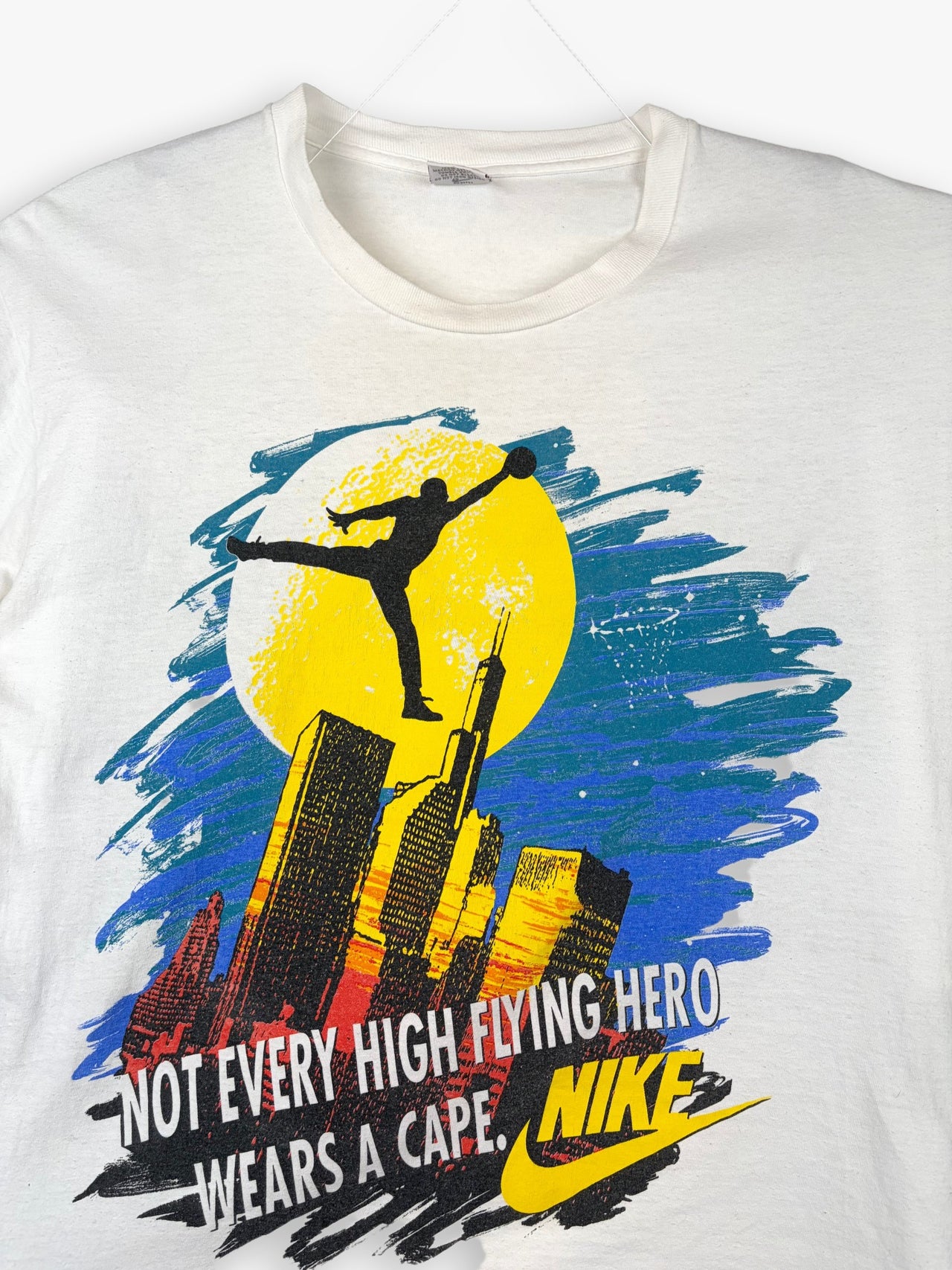1990s Nike Air Jordan Not Every High Flying Hero Wears a Cape T-Shirt