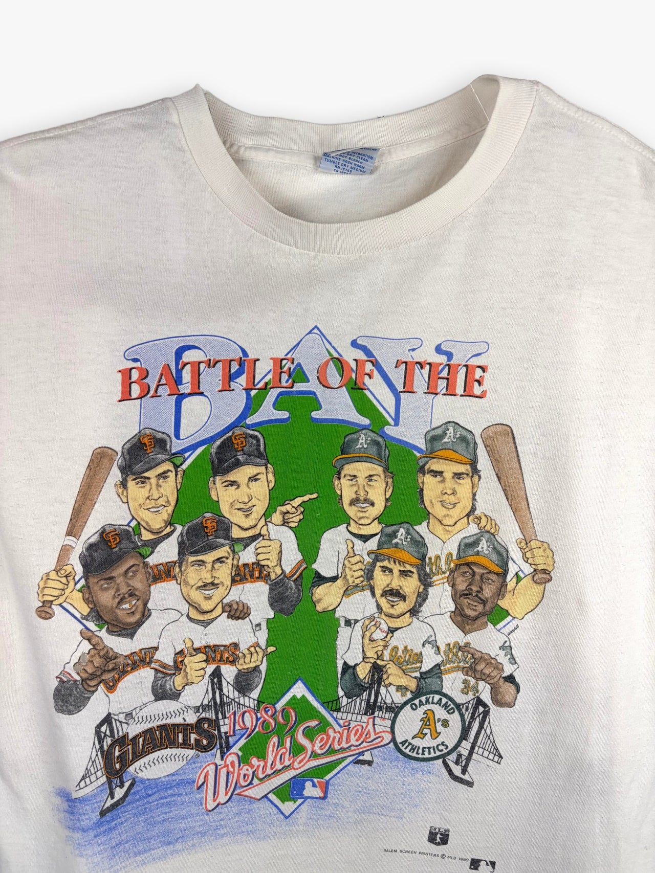 1989 Salem Sportswear World Series Battle of the Bay T-Shirt