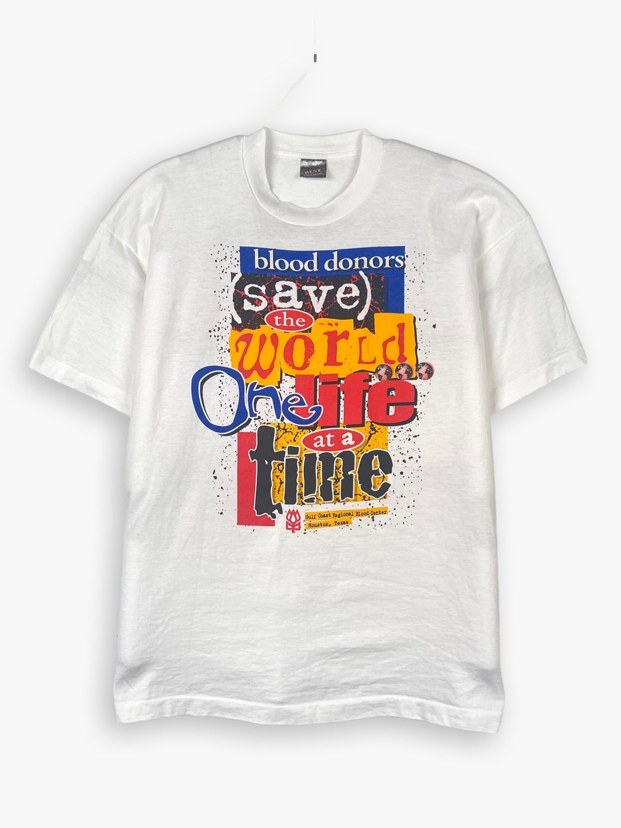 1990s Blood Donors Houston Texas T-Shirt
