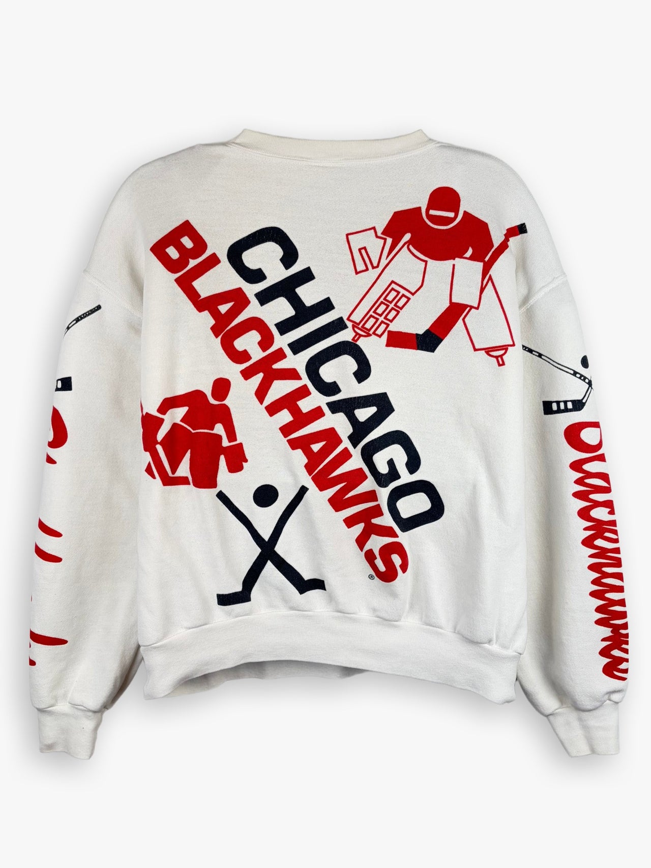 1989 Majestic Chicago Blackhawks NHL Sweatshirt