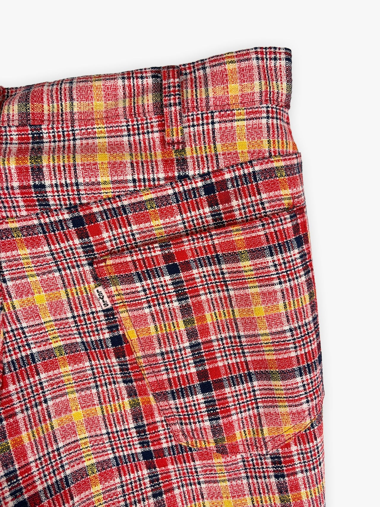 1970s Levi’s Plaid Flared Pants