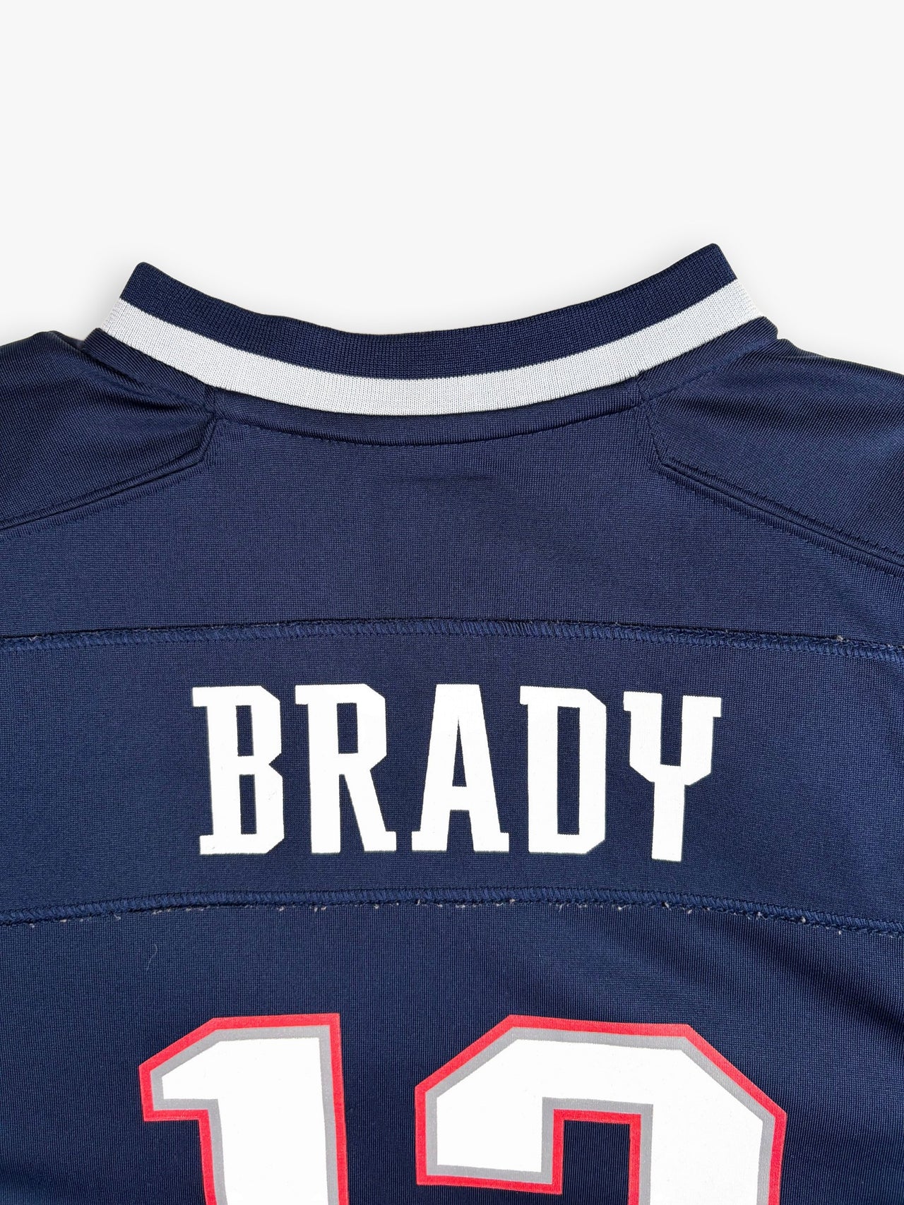 2016-2017 NFL Nike On Field New England Patriots Tom Brady Home Jersey