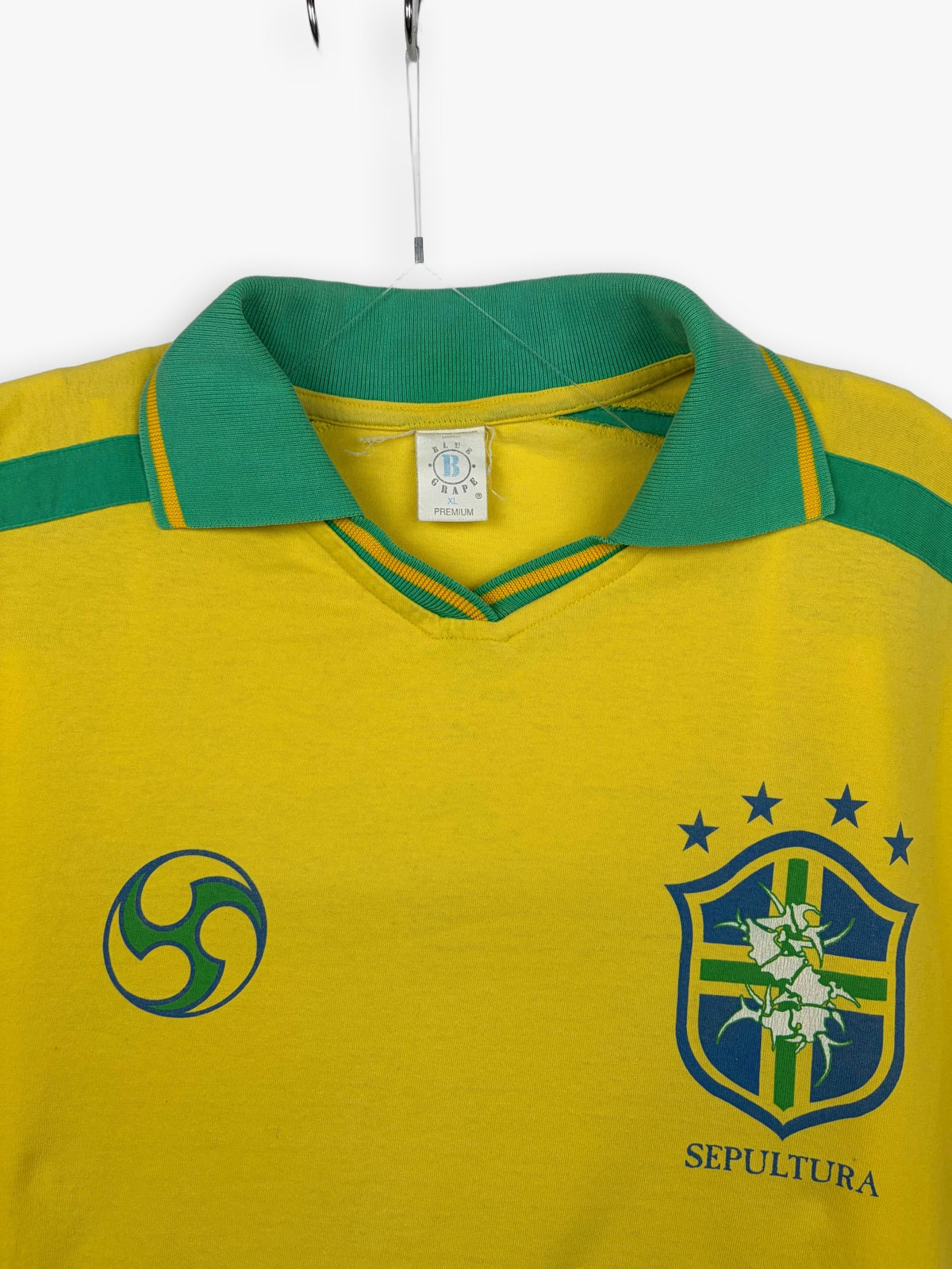1998 Blue Grape Sepultura Brazil Jersey Shirt