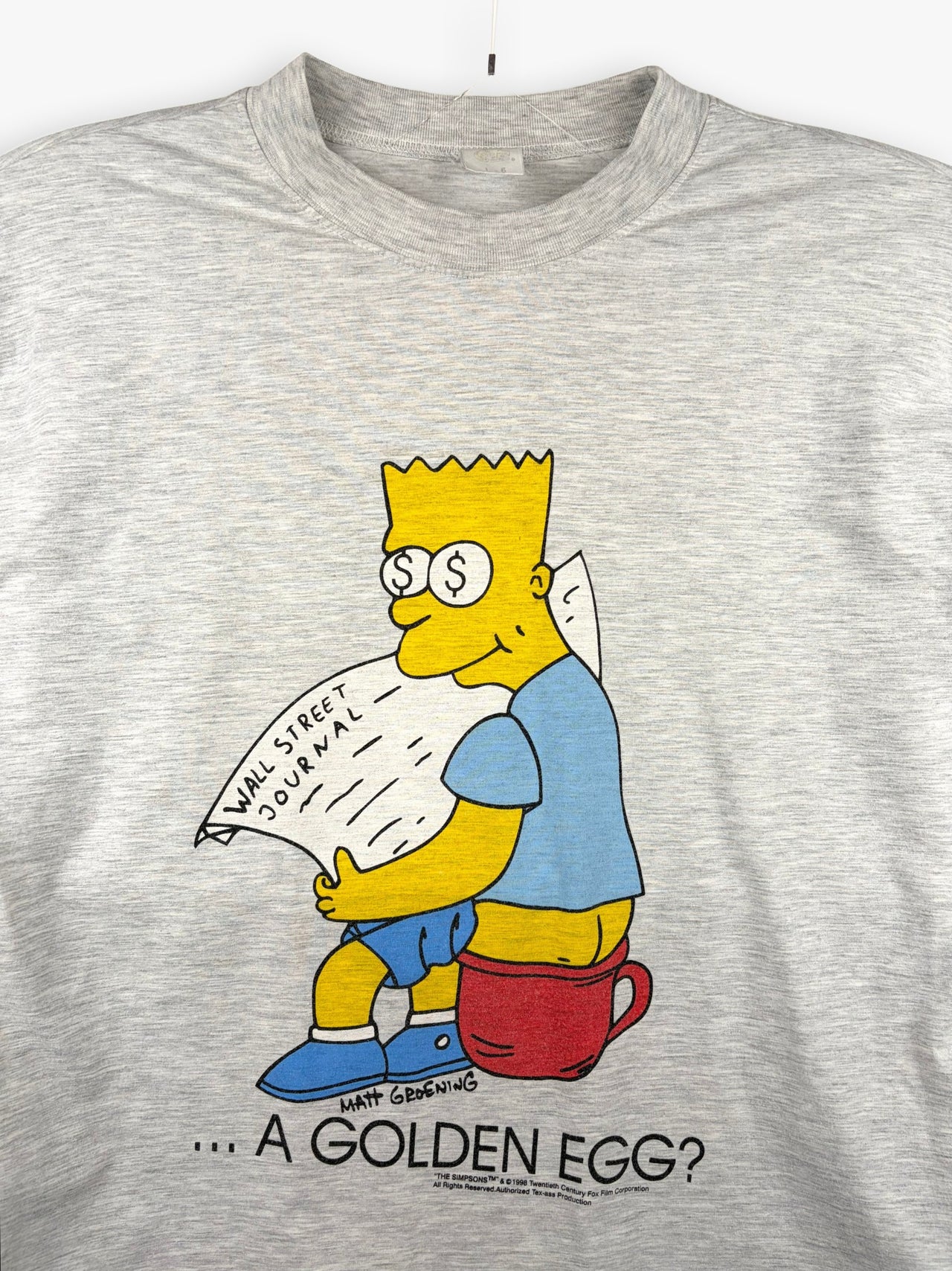 1998 Bart Simpson Golden Egg T-Shirt