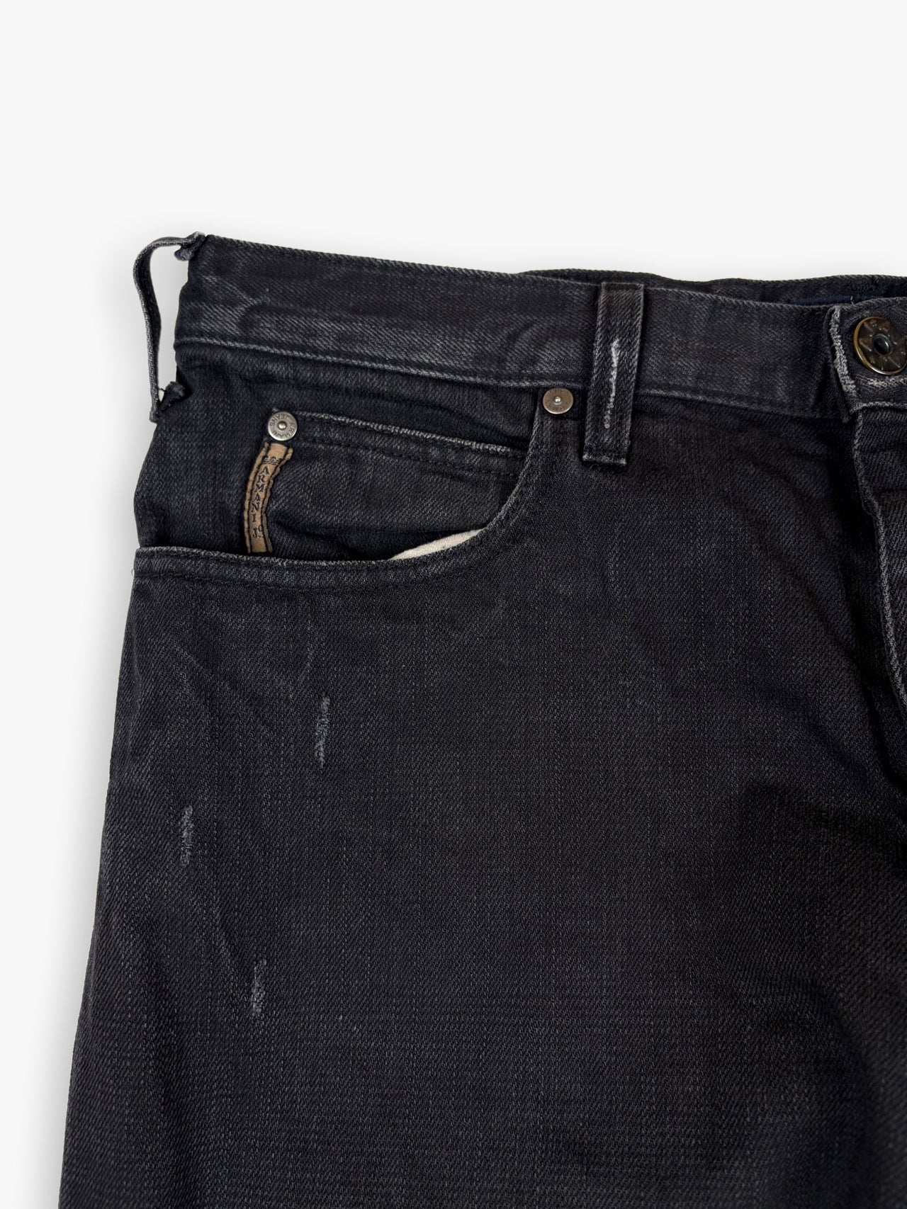 Armani Jeans Straight Leg Jeans