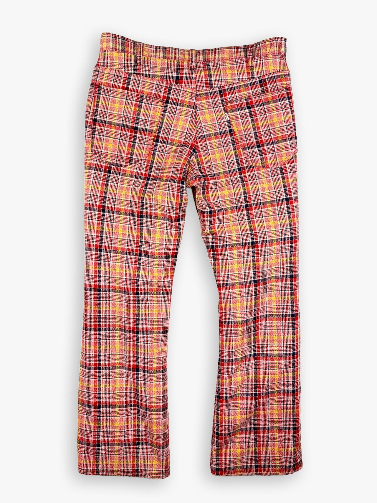 1970s Levi’s Plaid Flared Pants