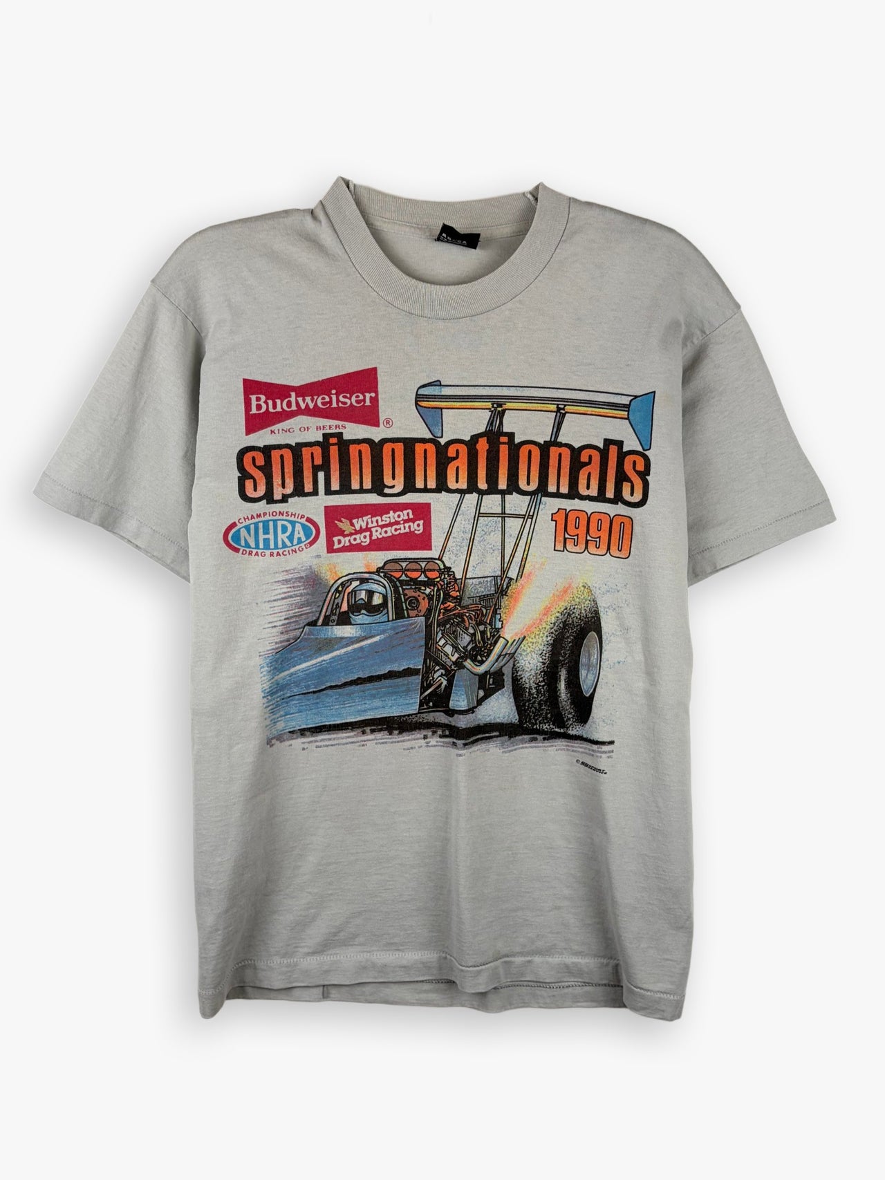 1990 Spring Nationals Drag Racing T-Shirt