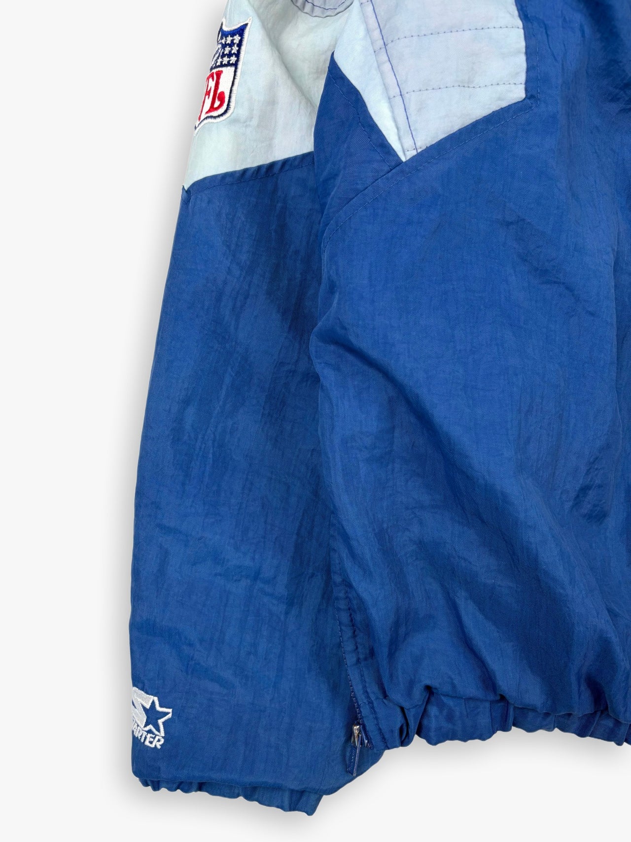 1990s Starter Dallas Cowboys NFL Pullover Quarter Zip Jacket