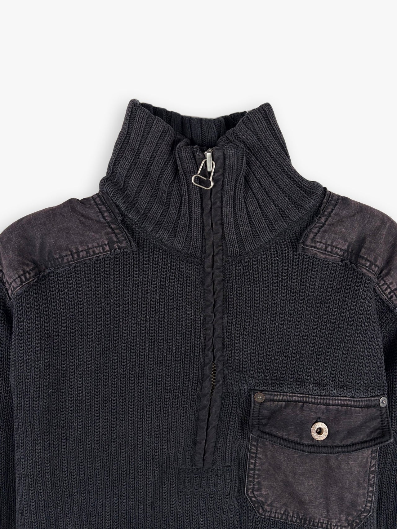 2000s Polo Jeans Company Quarter Zip Knit Sweater