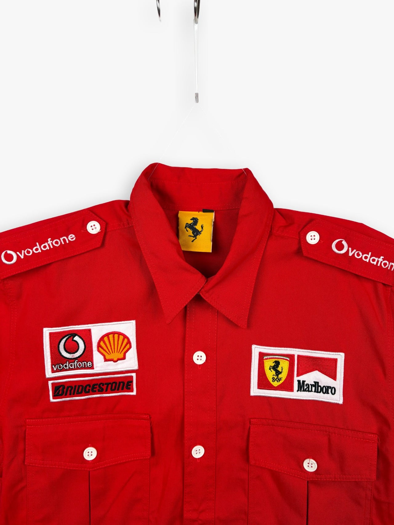 1990s Ferrari Short-sleeve Button Shirt