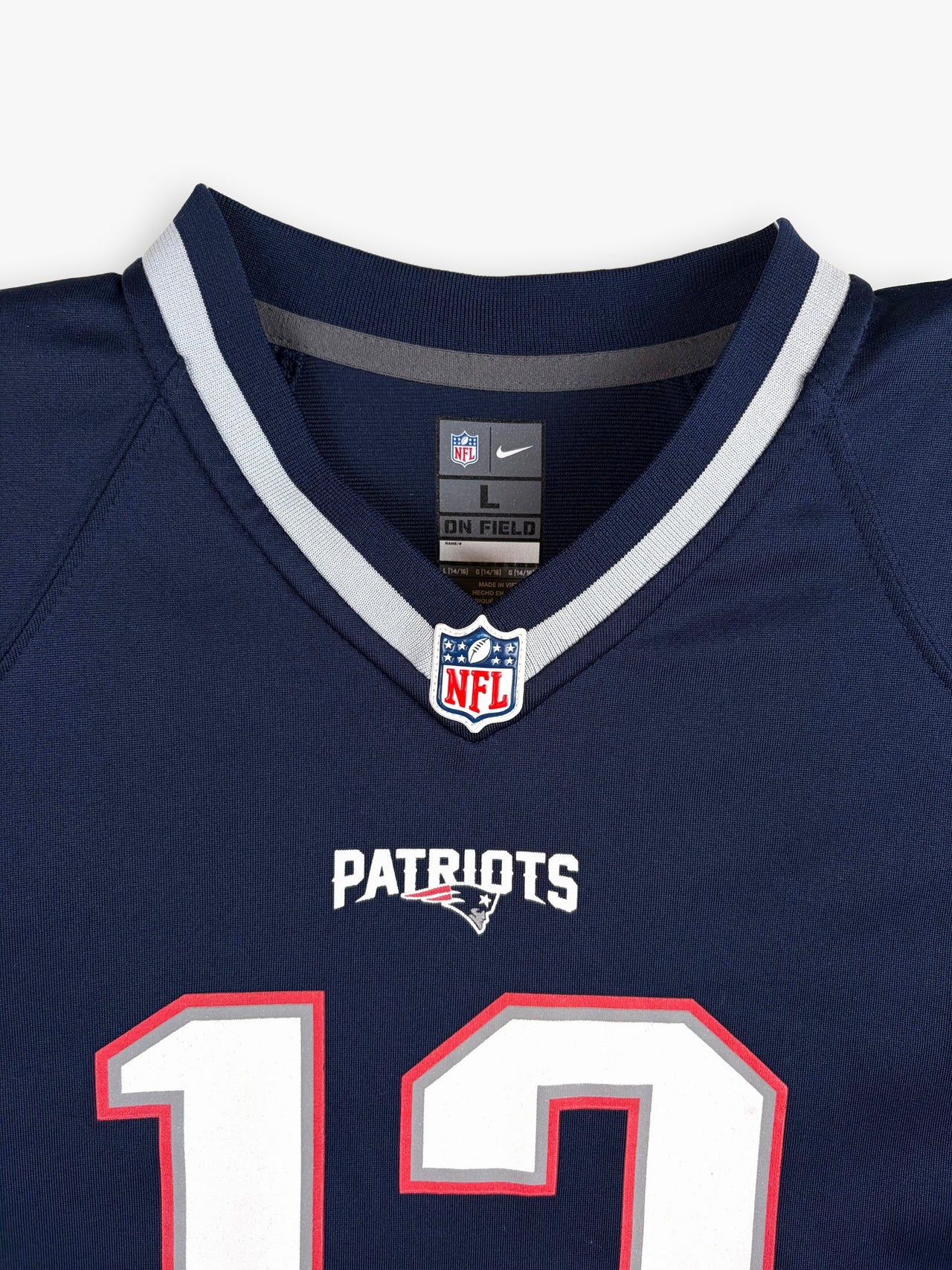 2016-2017 NFL Nike On Field New England Patriots Tom Brady Home Jersey
