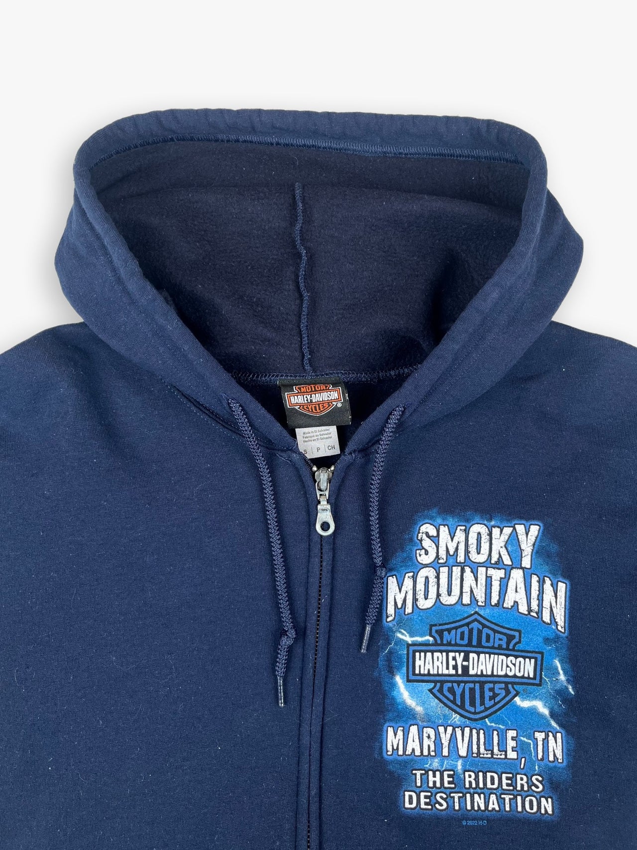 Harley Davidson Maryville Tennessee Zip Up Hoodie