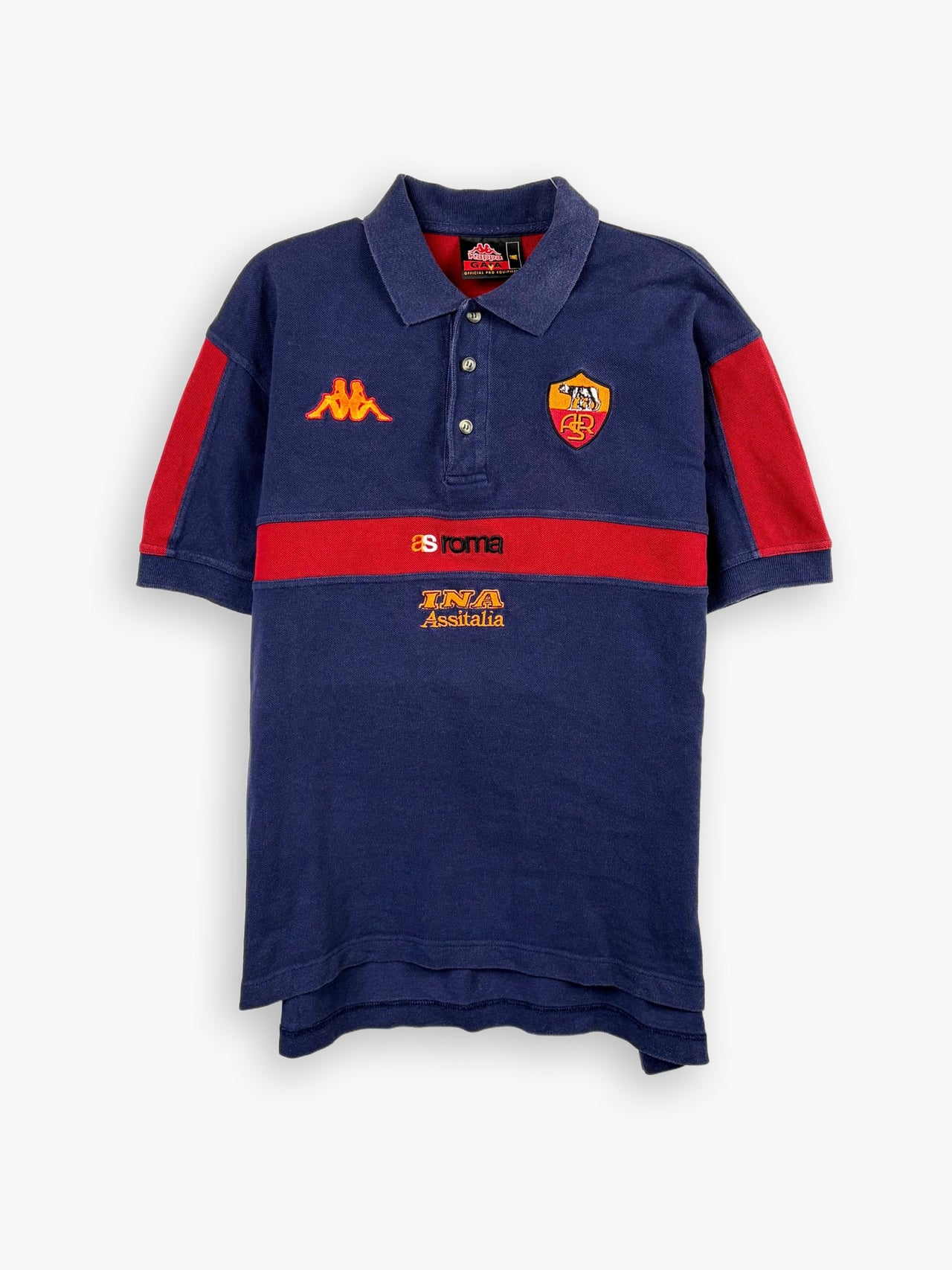 2000s Kappa AS Roma Polo Shirt