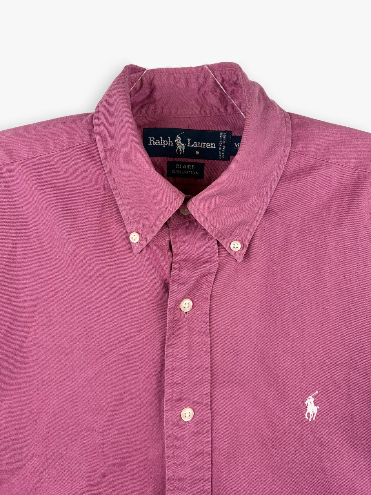 1990s Ralph Lauren Blaire Button Down Short Sleeve Shirt