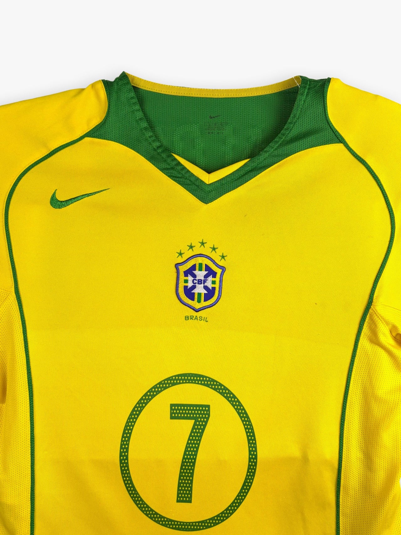 2004 Nike Team Brazil Ronaldinho Home Shirt