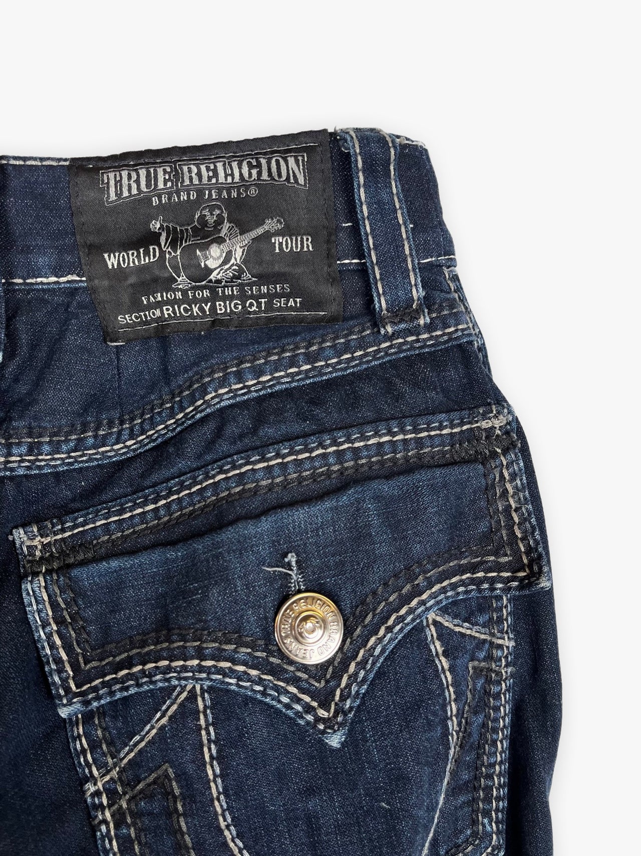 True Religion Ricky Big QT Straight Leg Jeans