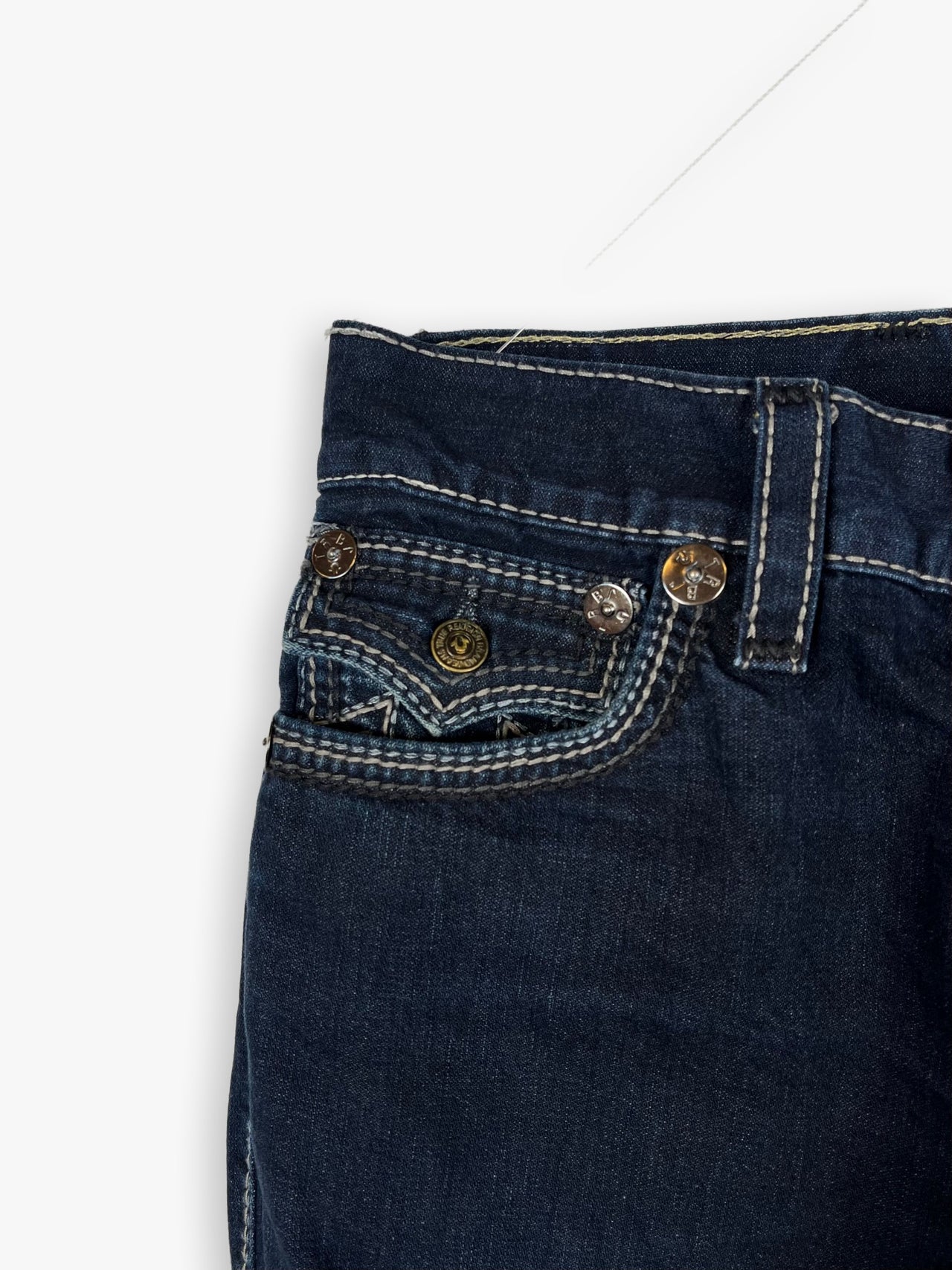 True Religion Ricky Big QT Straight Leg Jeans