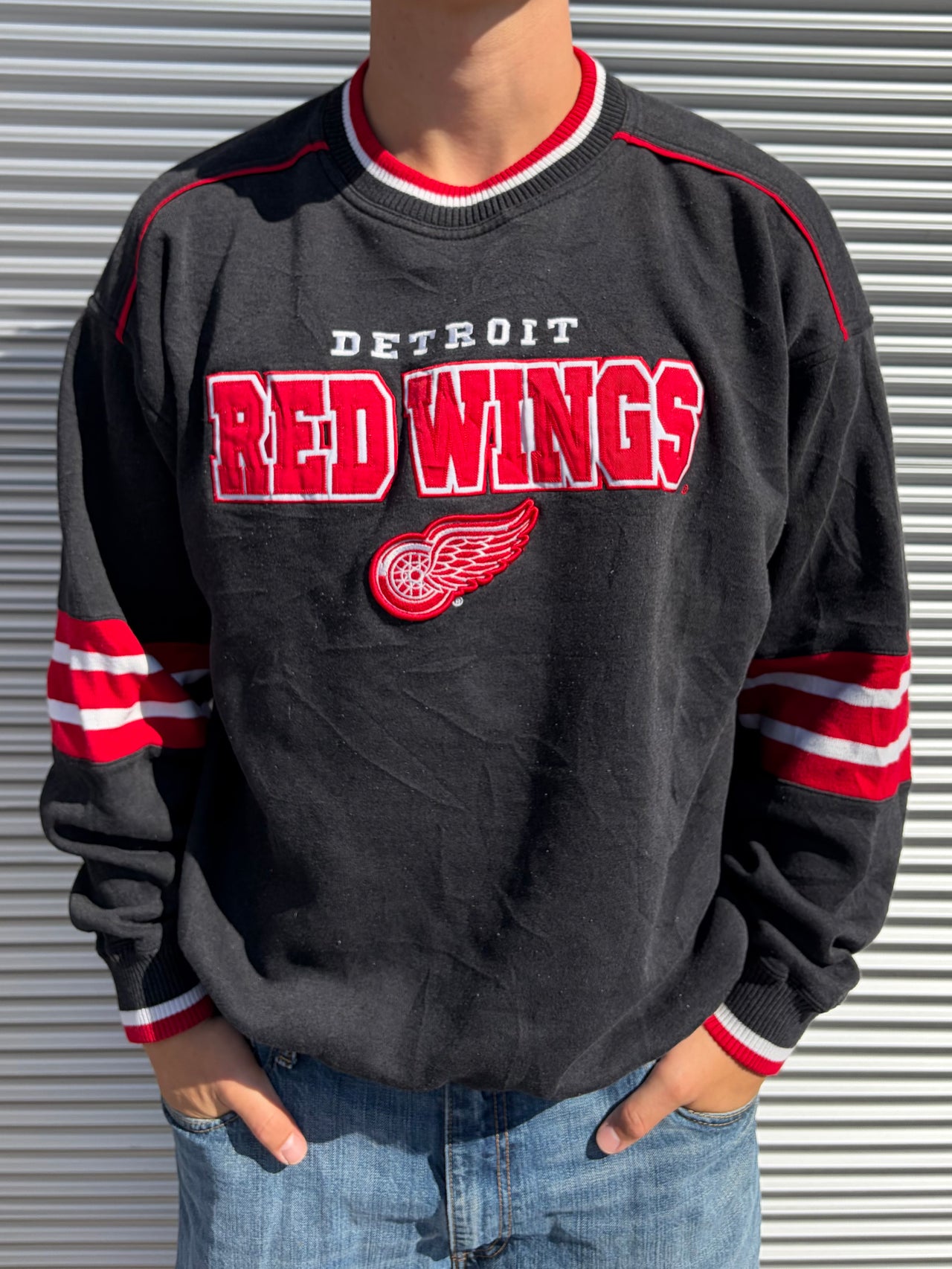 1990s Lee Sport Detroit Red Wings Sweatshirt