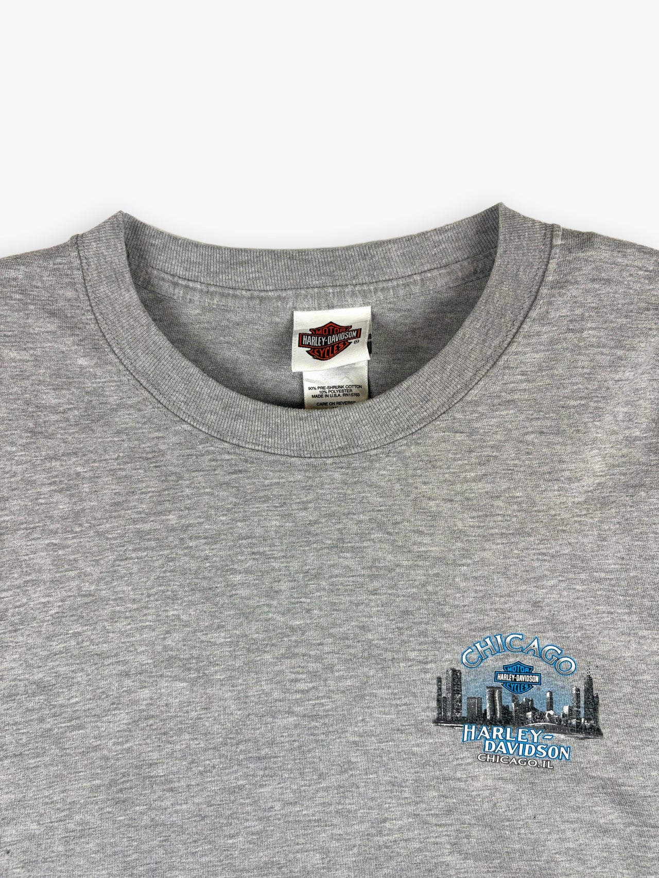 1990s Harley Davidson Chicago Illinois Long-sleeve Shirt
