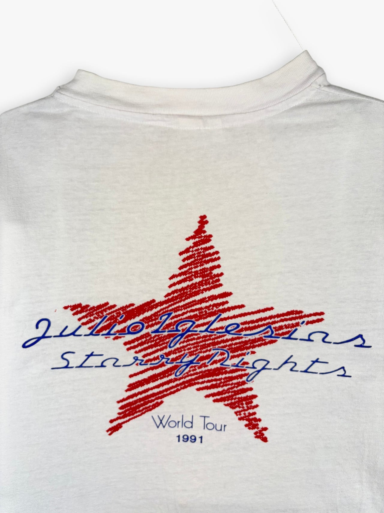 1991 Julio Iglesias Starry Nights World Tour T-Shirt