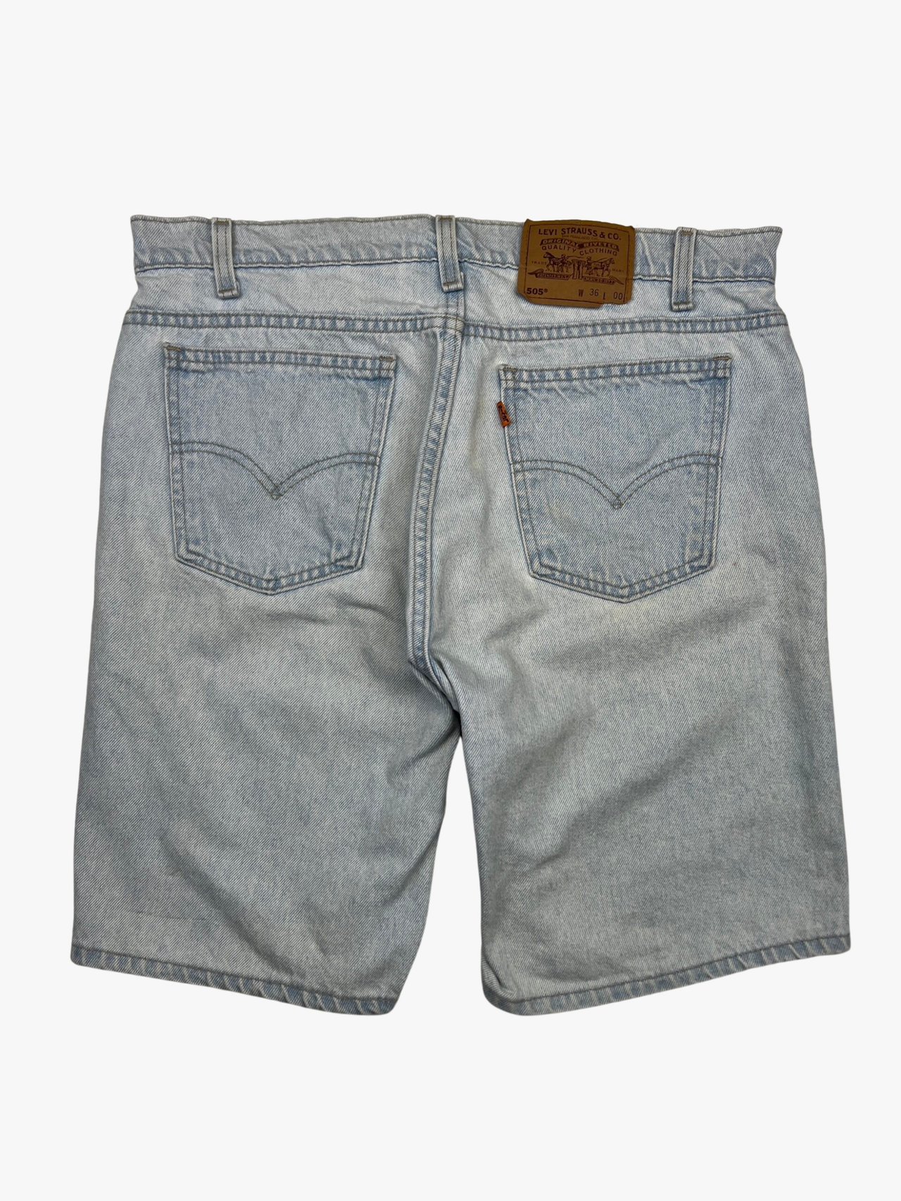 Levi’s 505 Orange Tab Denim Shorts