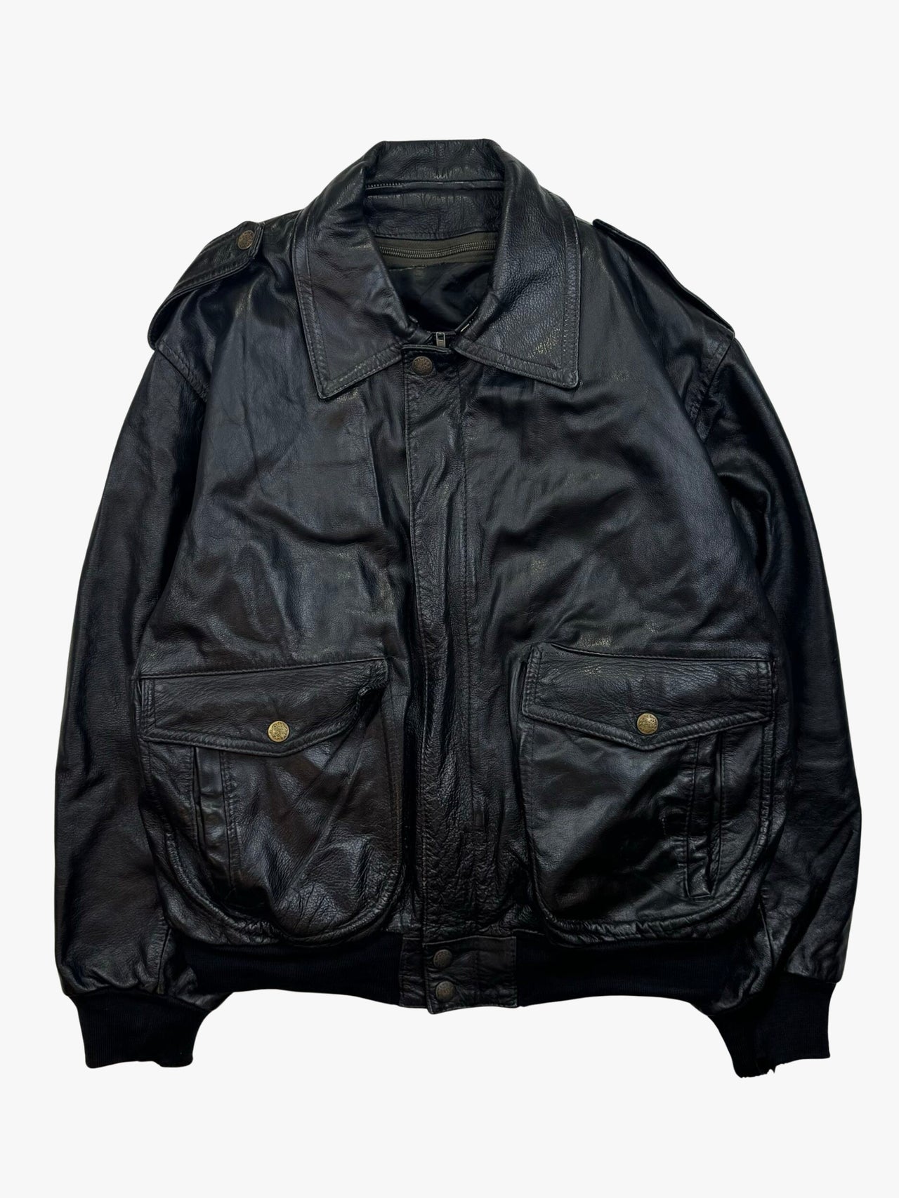 A-2 Flight Bomber Leather Jacket