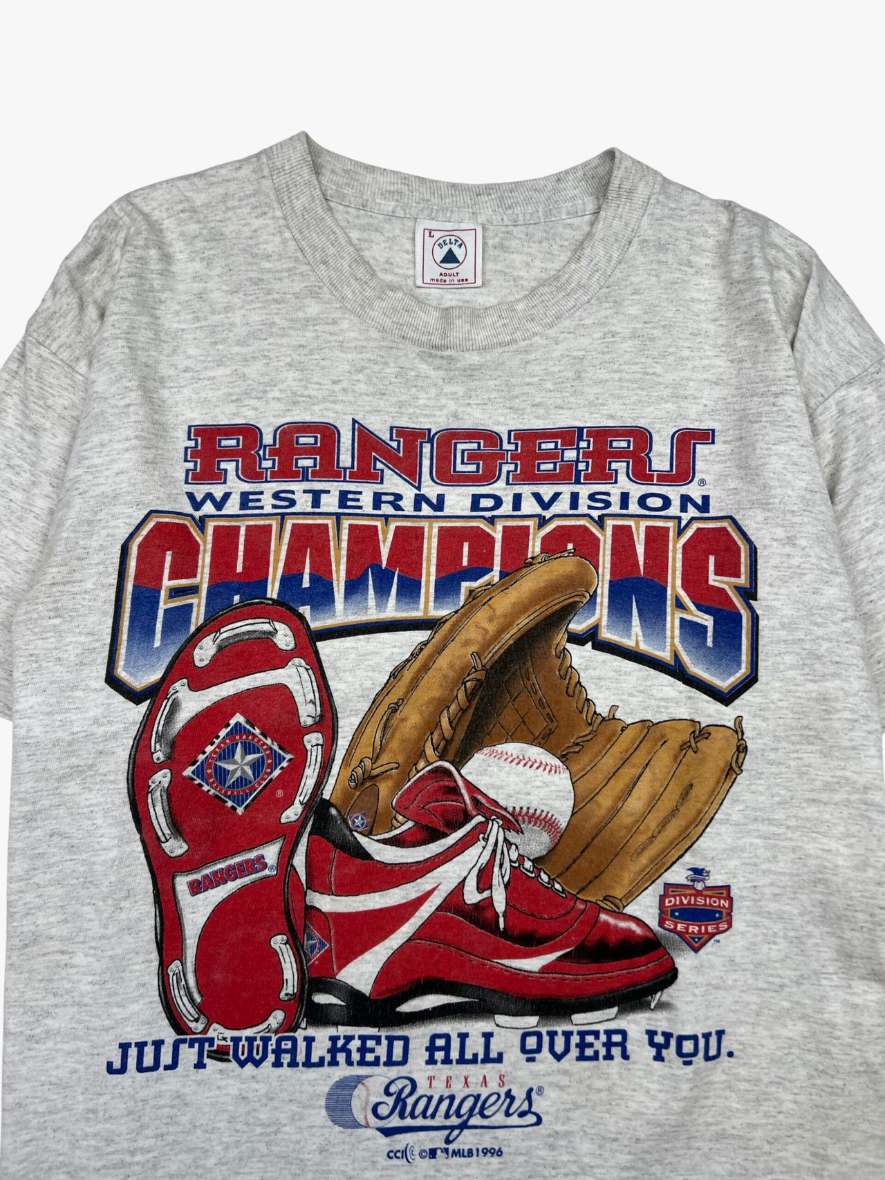 1996 Rangers Western Division Champion T-shirt