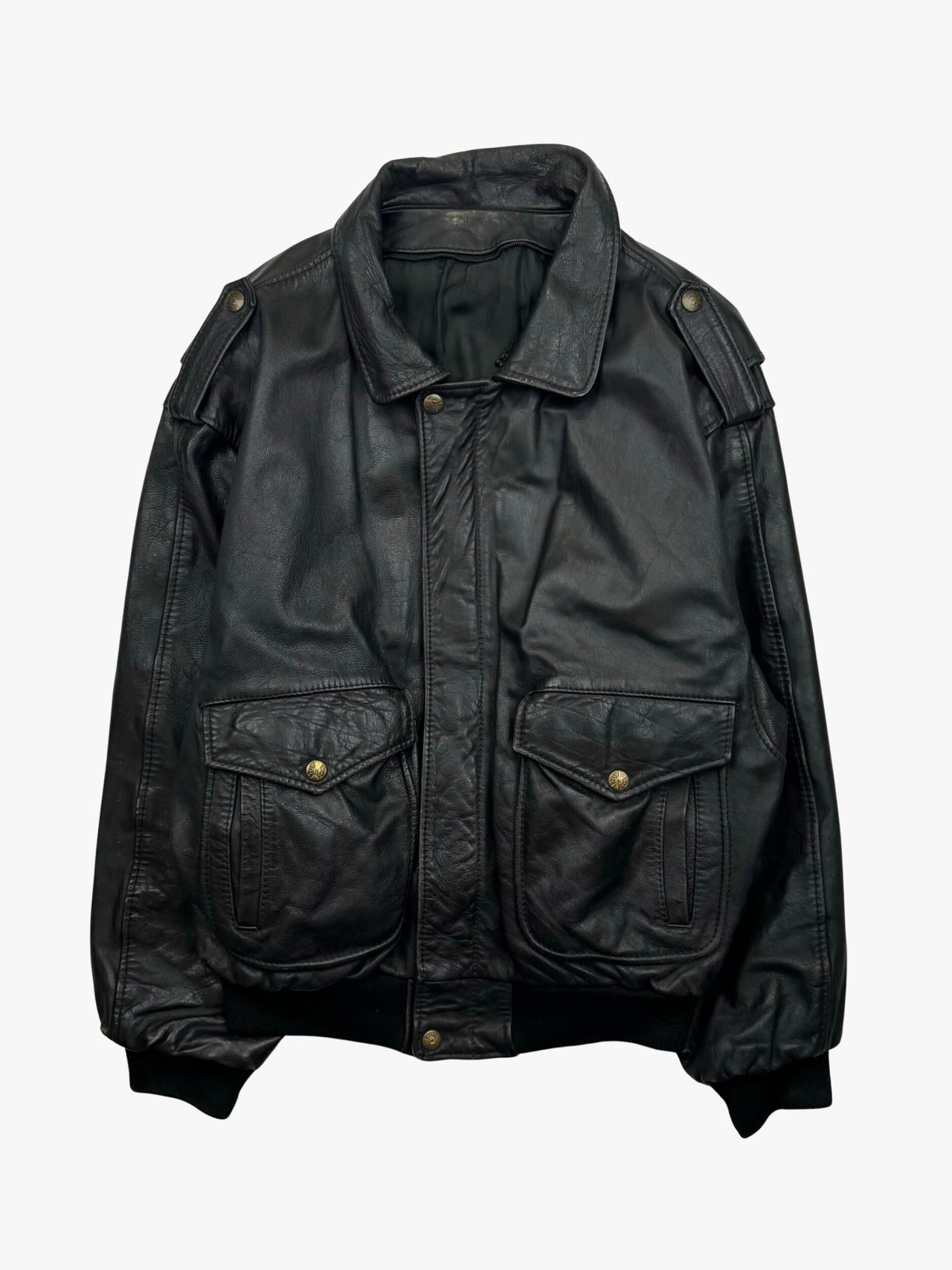 A-2 Flight Bomber Leather Jacket