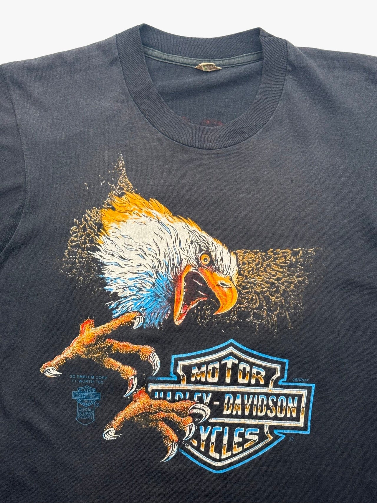 1980’s Harley Davidson 3D Emblem T-Shirt