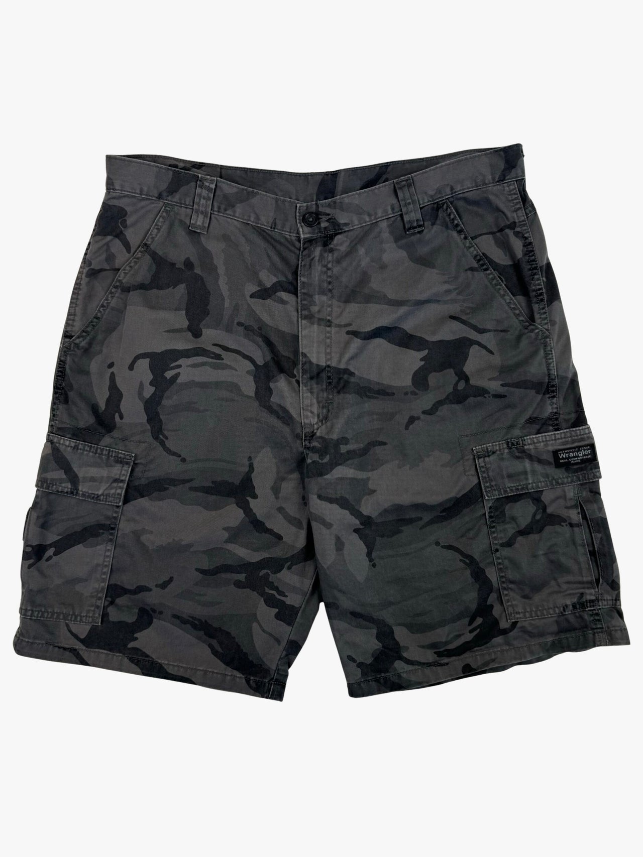 Wrangler Relaxed Fit Camo Cargo Shorts