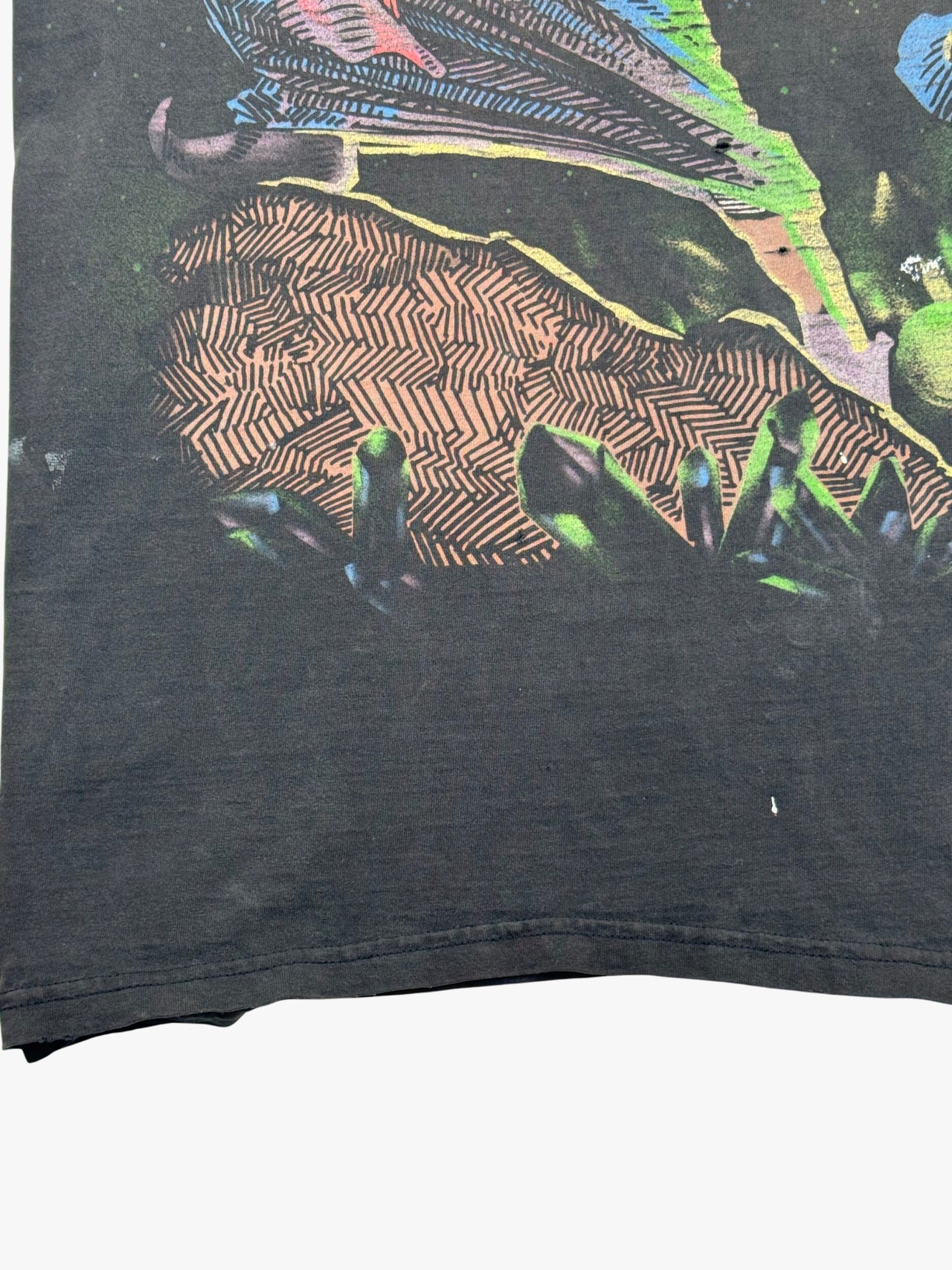 1997 Liquid Blue Wizard Dragon T-Shirt