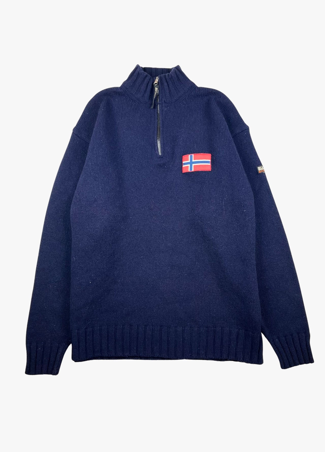 Napapijri Quarter Zip Knit Sweater