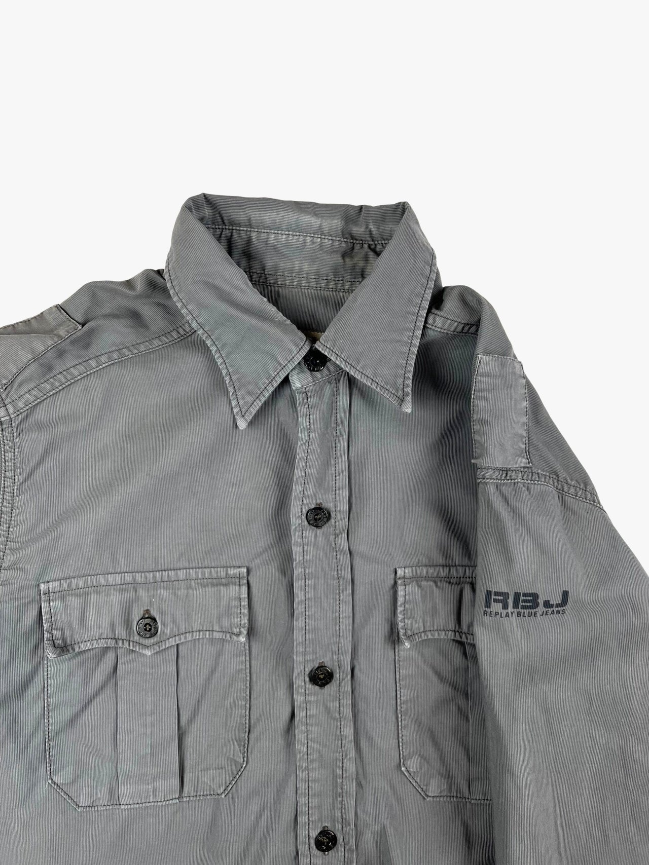 1990’s Replay Blue Jeans Button Up Shirt